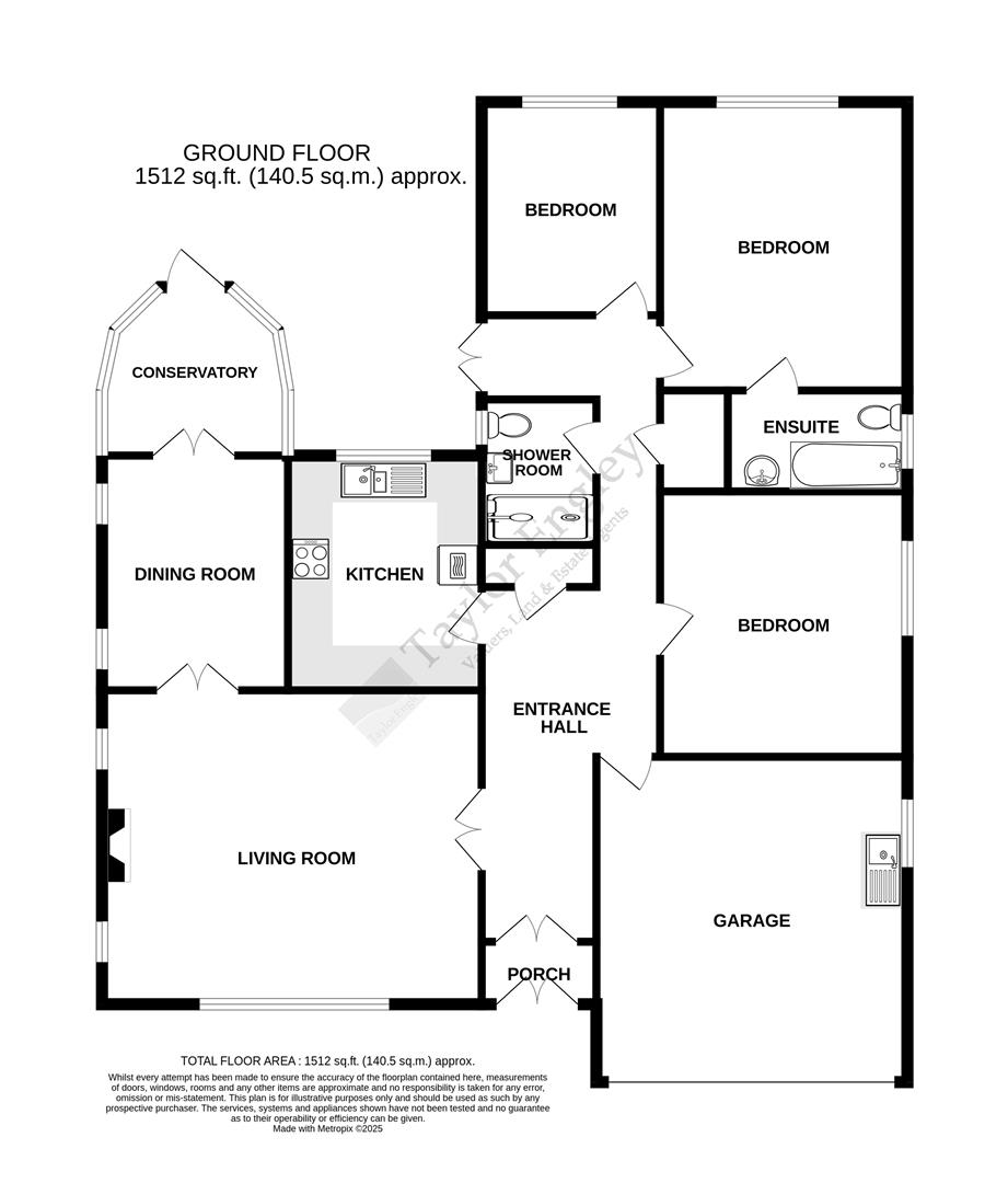 Tree Tops, Ersham Road, Hailsham floorplan