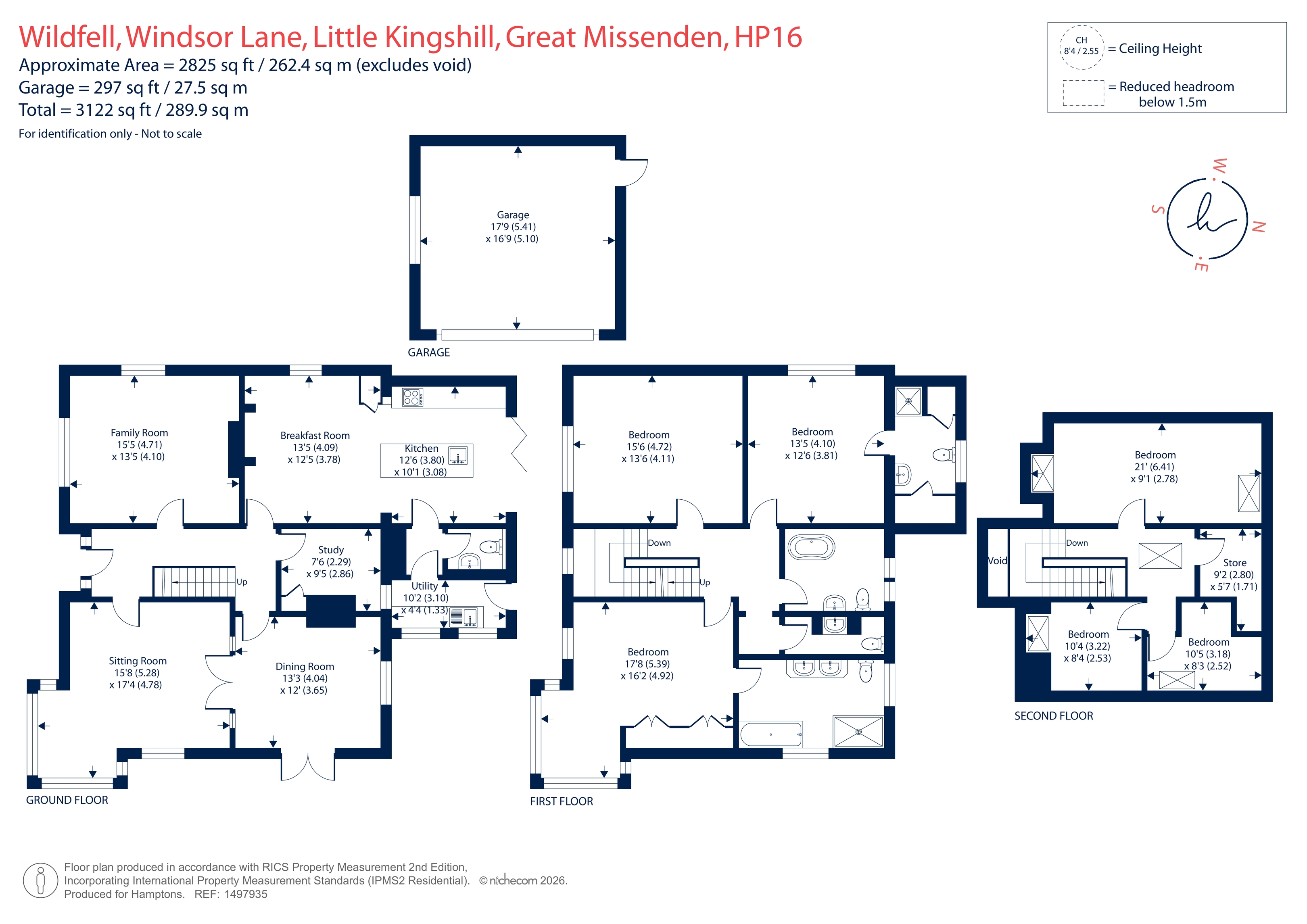 Wildfell, Windsor Lane, Little Kingshill, Great Missenden floorplan
