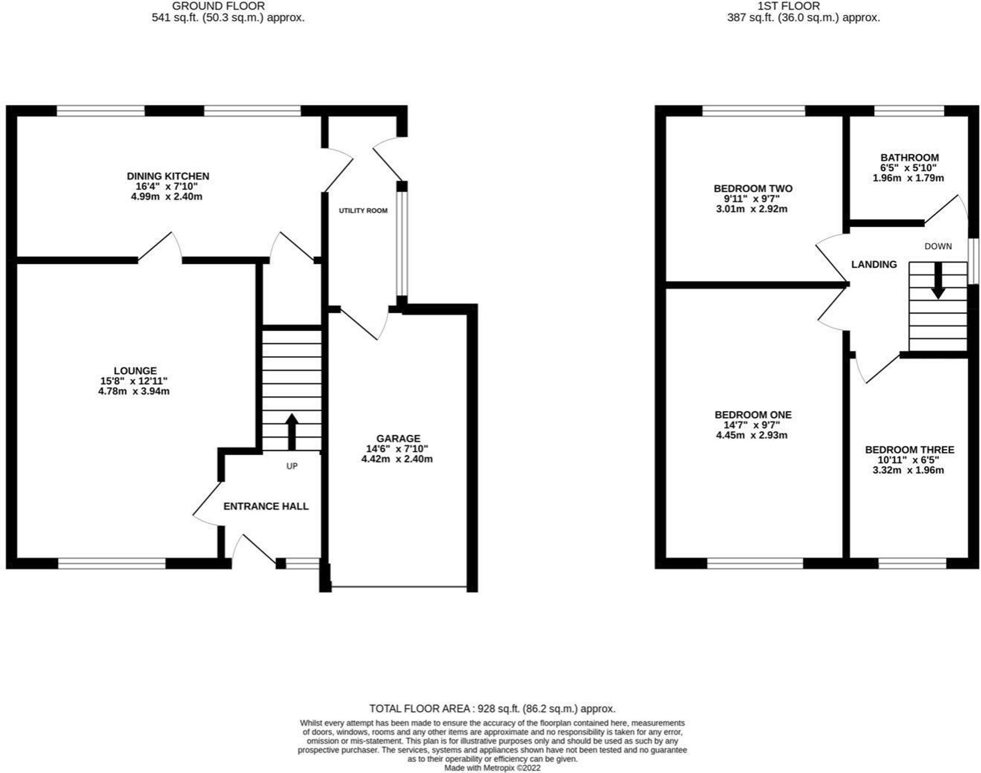 6 The Highlands, Tarporley floorplan