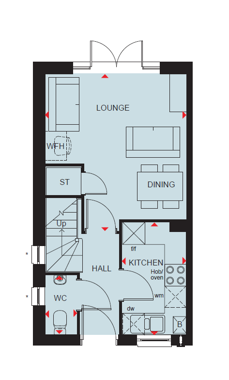 Cossington Road, Sileby, Loughborough floorplan