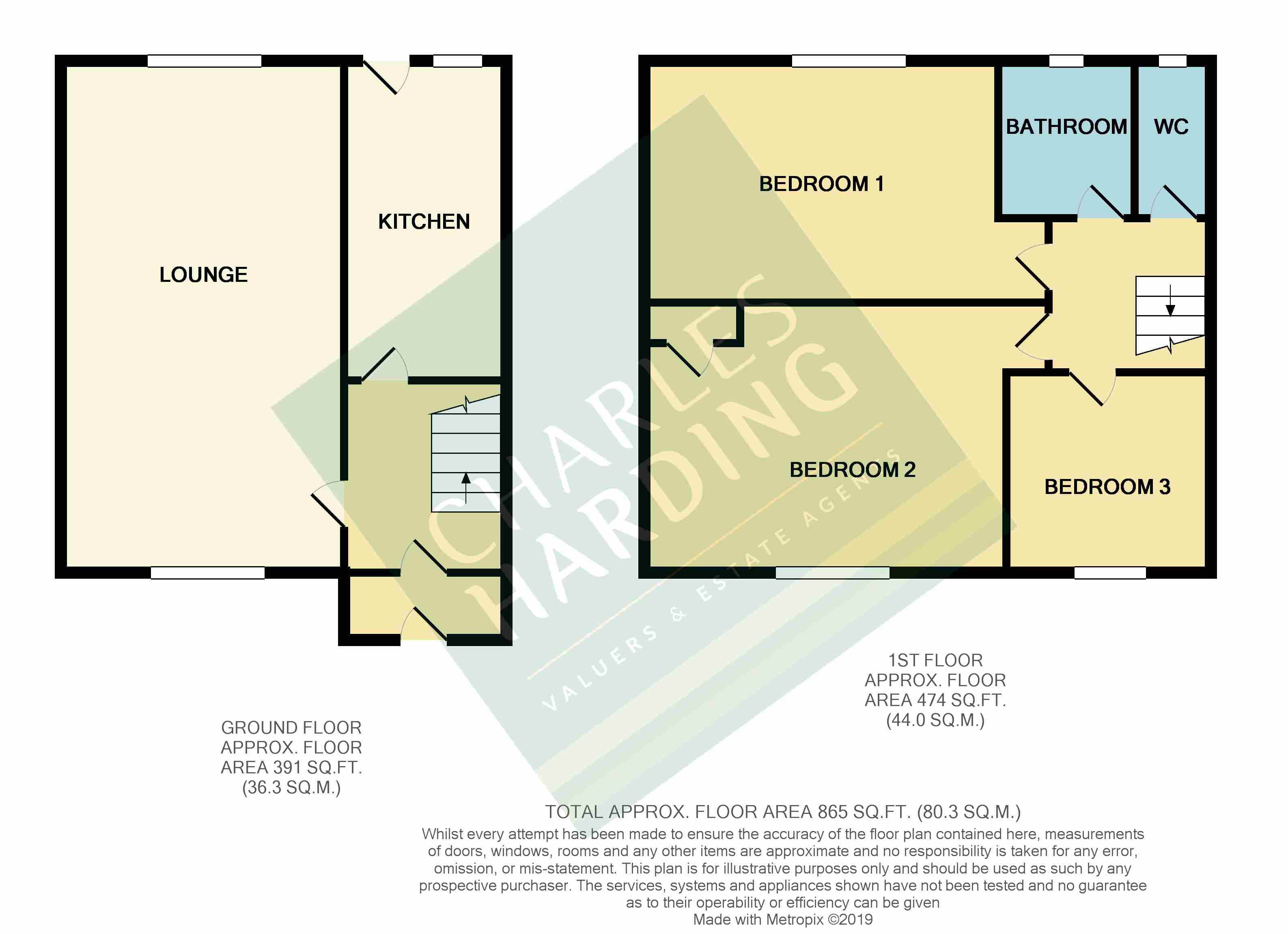 3 Bedrooms Terraced house for sale in Whitbourne Avenue, Swindon, Wiltshire SN3