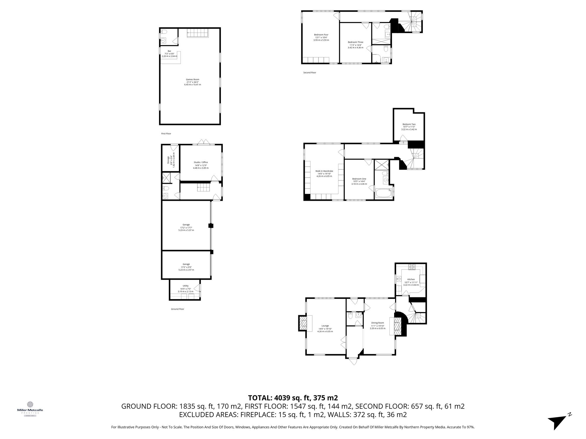 Lostock Hall Gatehouse Ox Hey Lane, Bolton floorplan