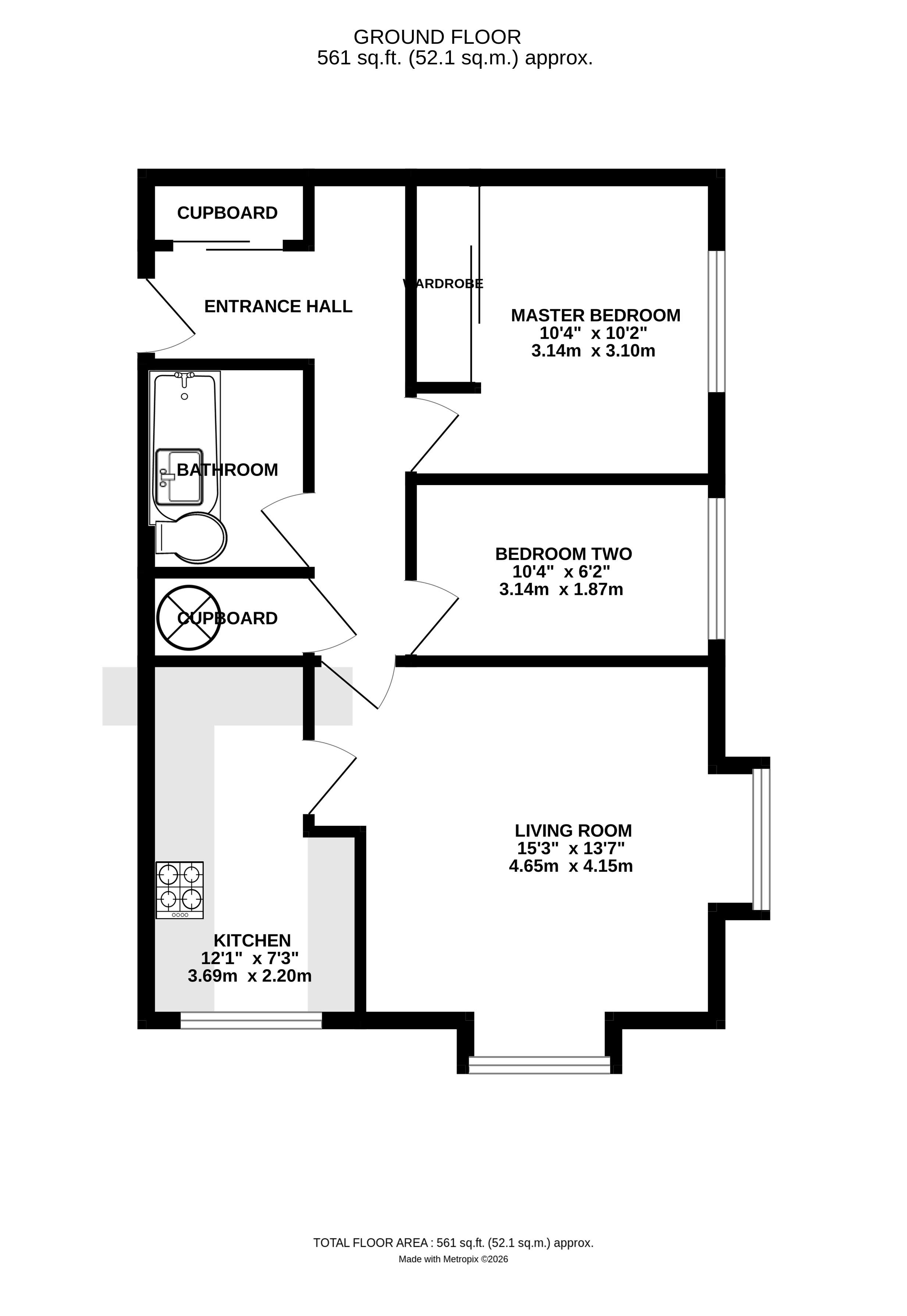 5, Pyegrove Chase, Bracknell floorplan