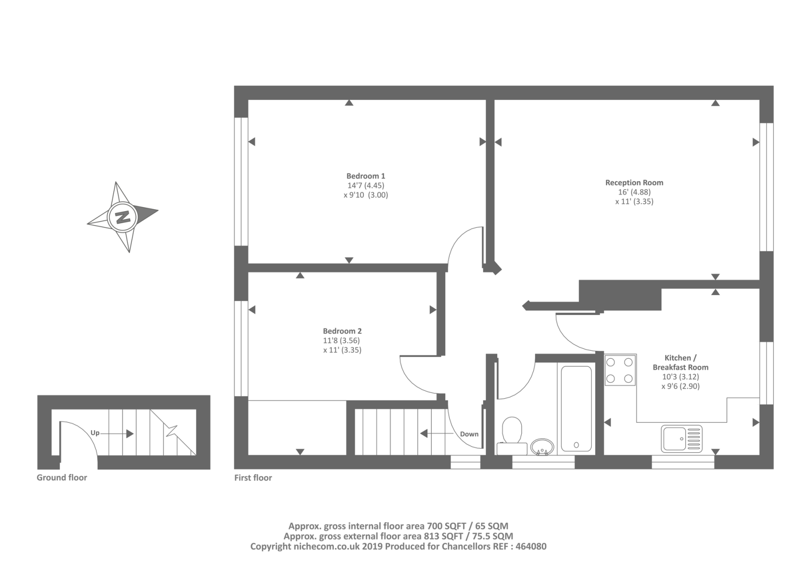 2 Bedrooms Maisonette for sale in Dukes Close, Ashford TW15