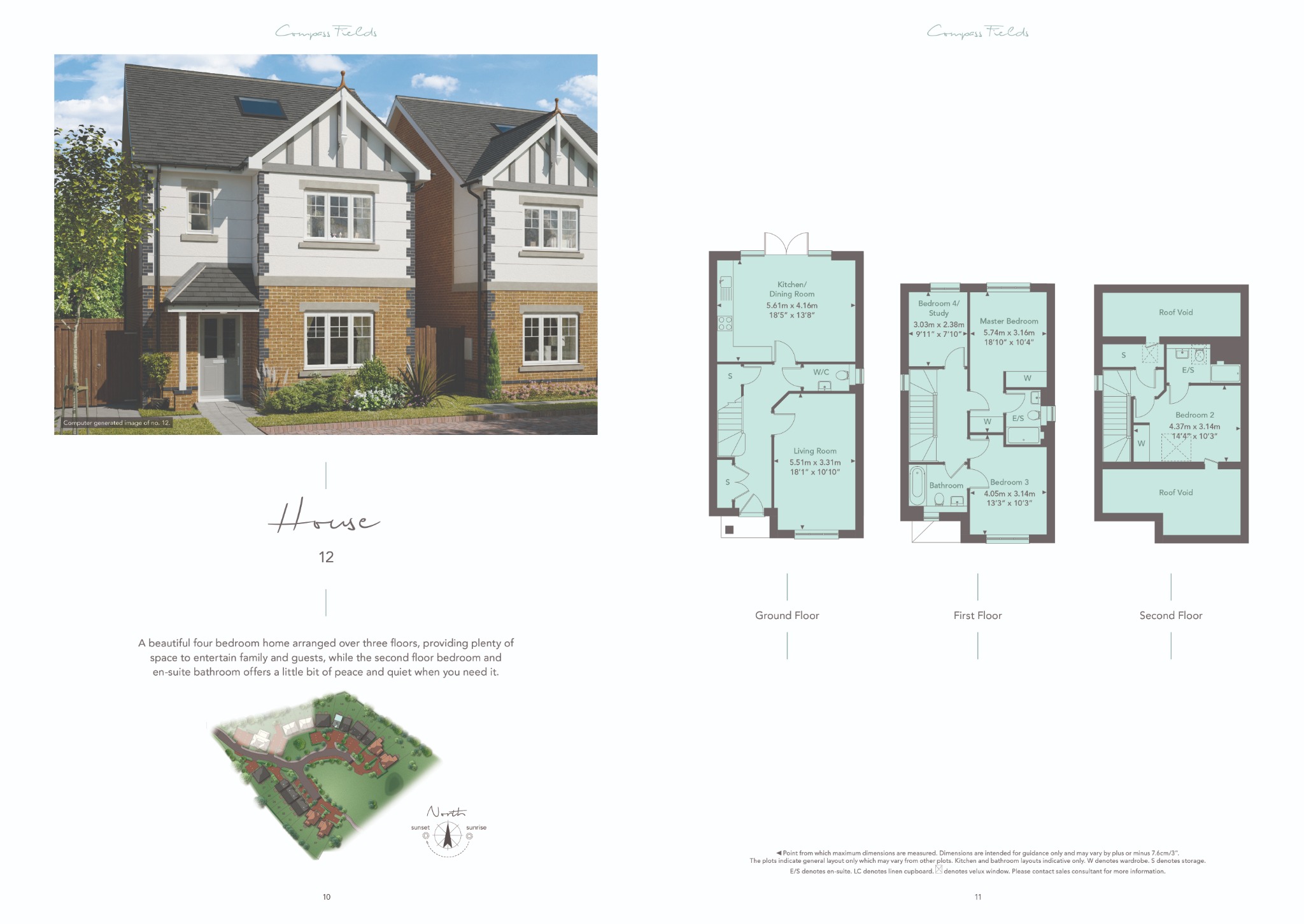 4 Bedrooms Detached house for sale in Plot 12, Compass Fields, Bucks Avenue, Watford WD19