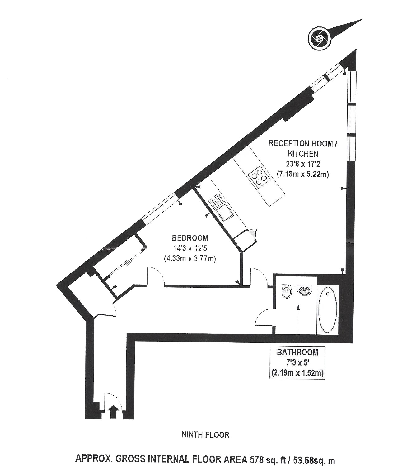 1 Bedrooms Flat for sale in Vertex Tower, Harmony Place, Greenwich SE8