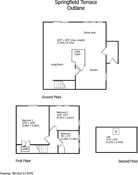2 Bedrooms End terrace house for sale in Springfield Terrace, Outlane, Huddersfield HD3