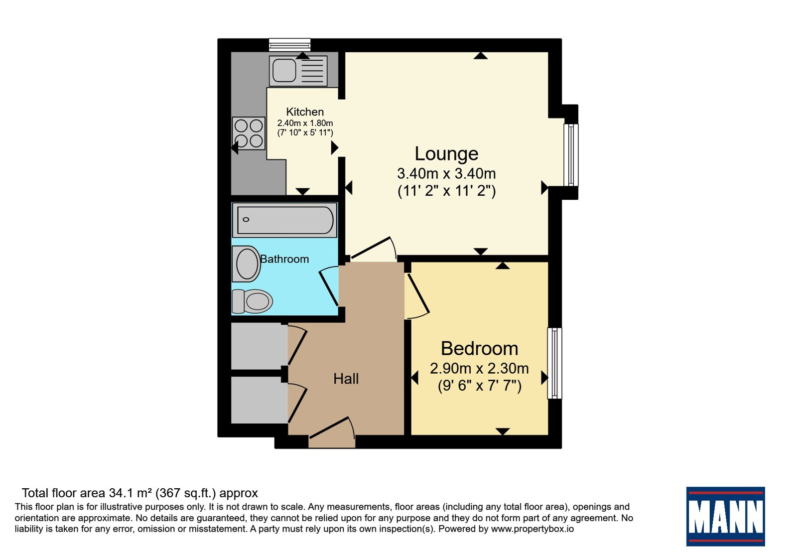 Flat 37, Castle Court,, Sydenham Road, London floorplan