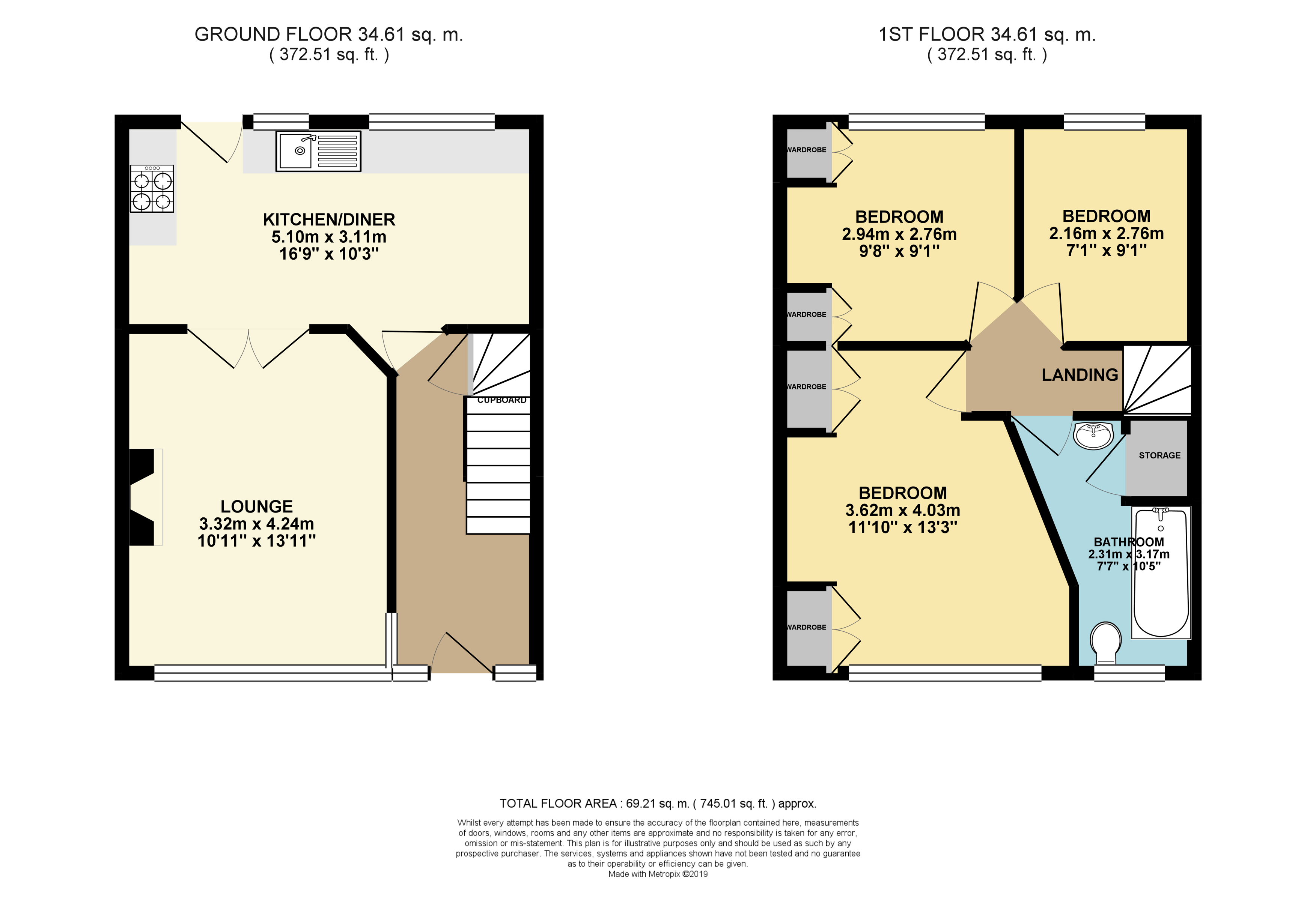 3 Bedrooms Terraced house for sale in Roding Road, Loughton IG10