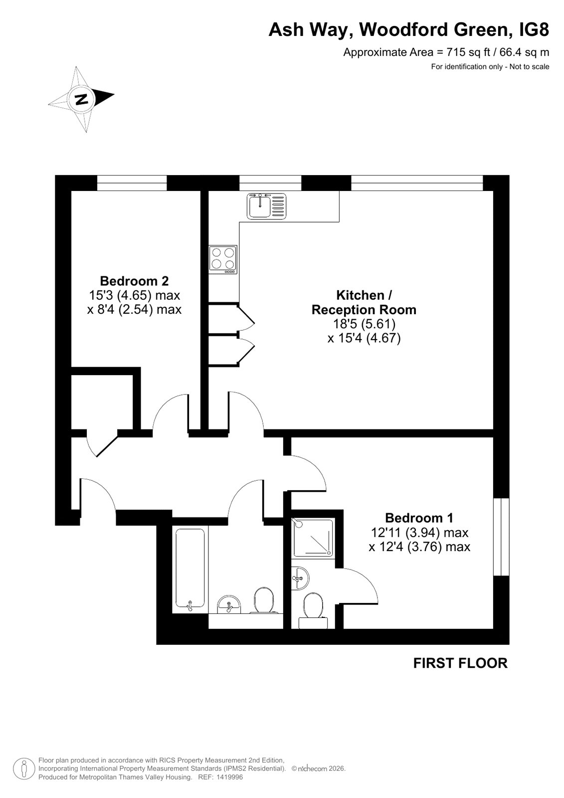 Ash Way, Woodford Green floorplan