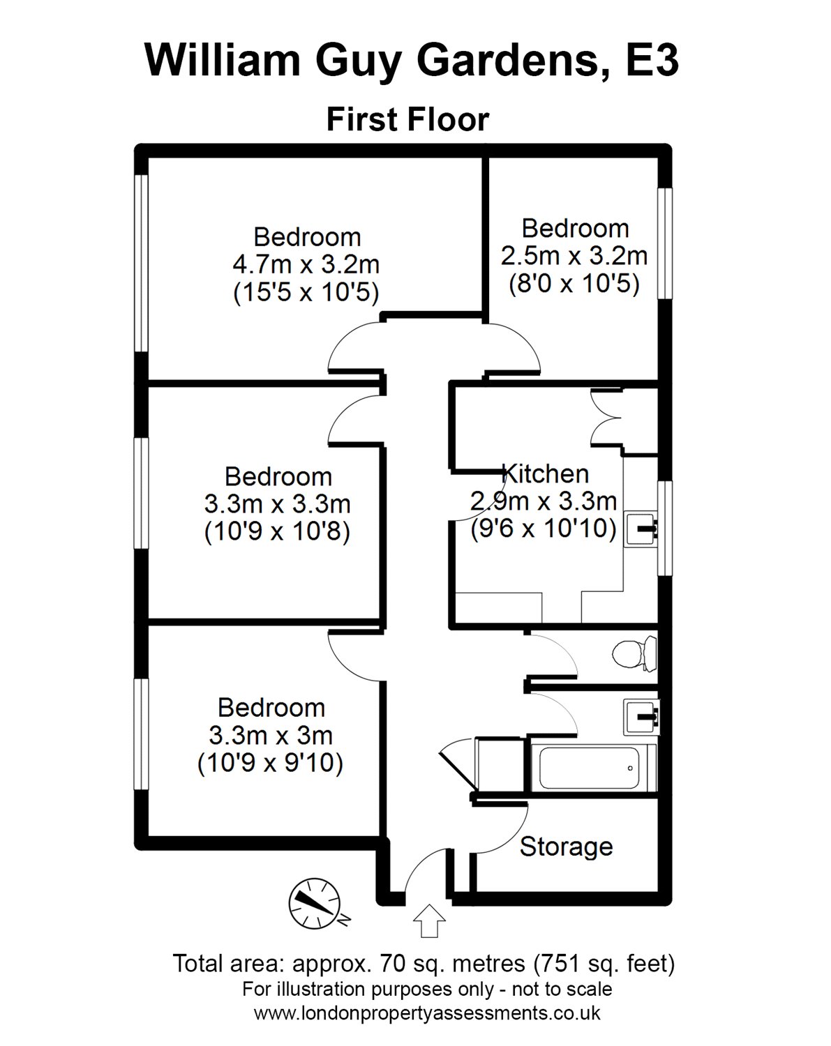 2 Bedrooms Flat for sale in Talwin Street, Bow E3