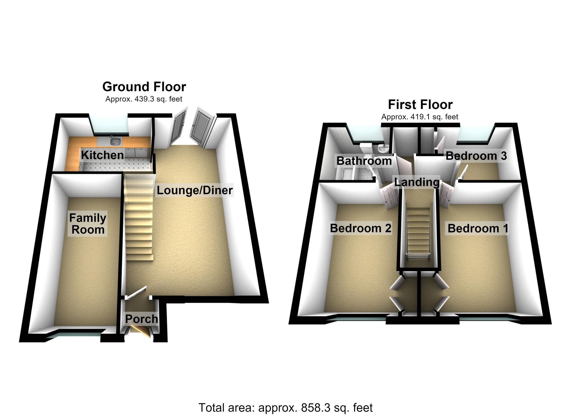 9 Naseby Close, Wellingborough floorplan