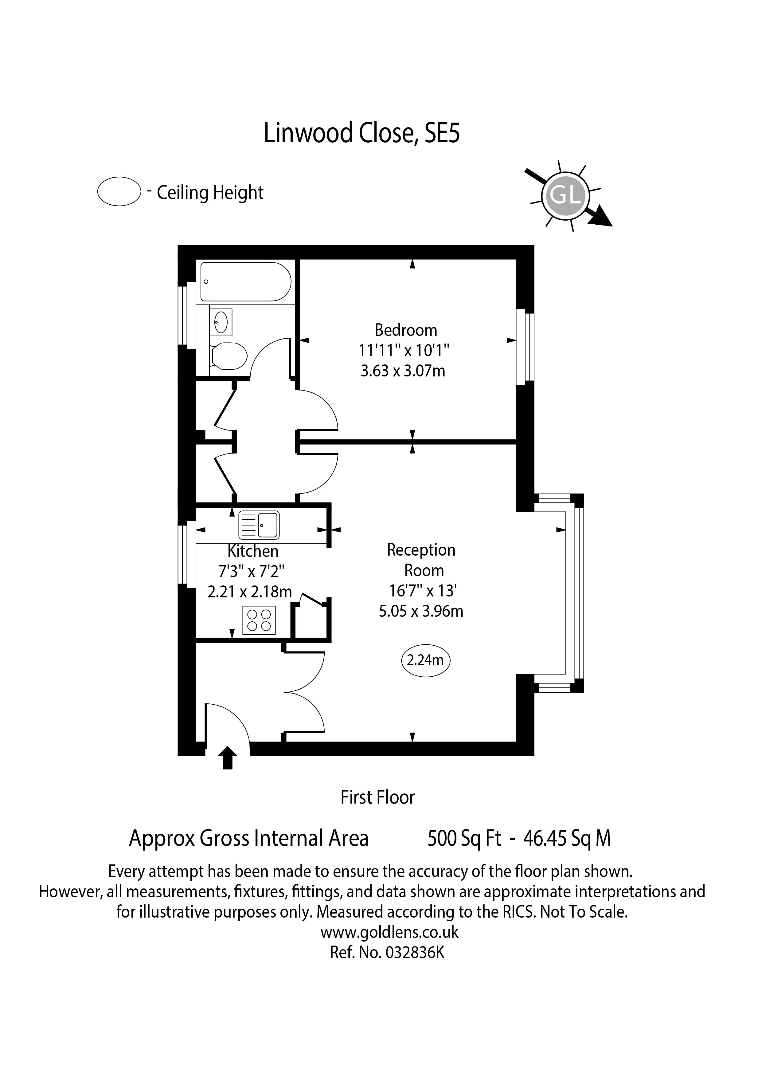 62, Linwood Close, London floorplan
