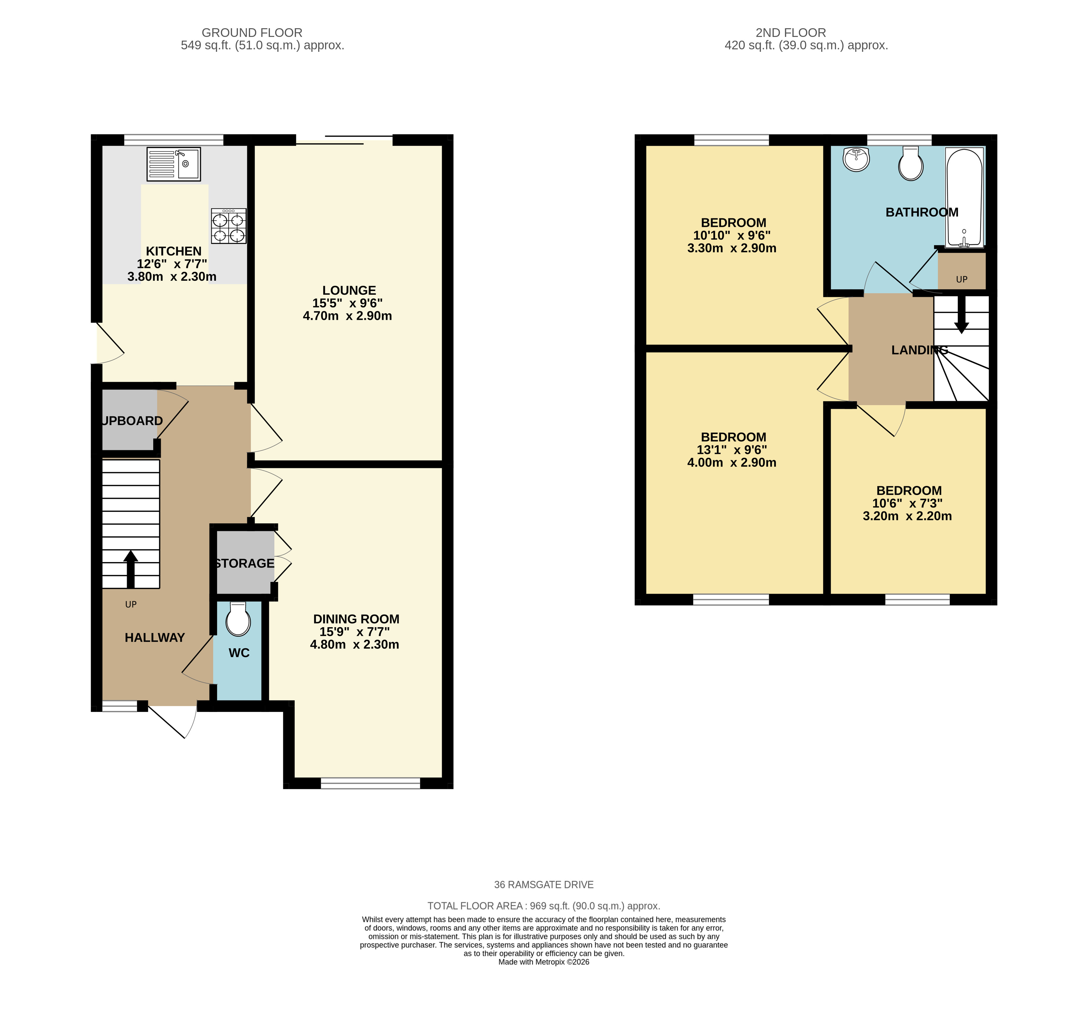 36, Ramsgate Drive, Ipswich floorplan