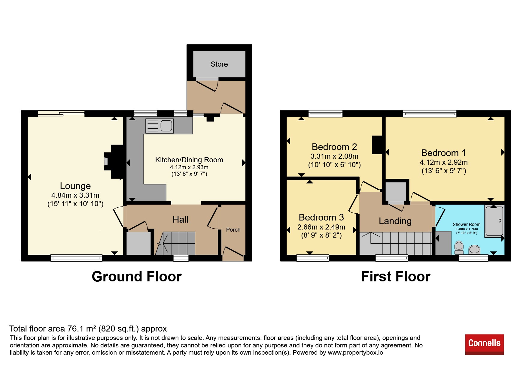 59, Queensway, Newton Abbot floorplan