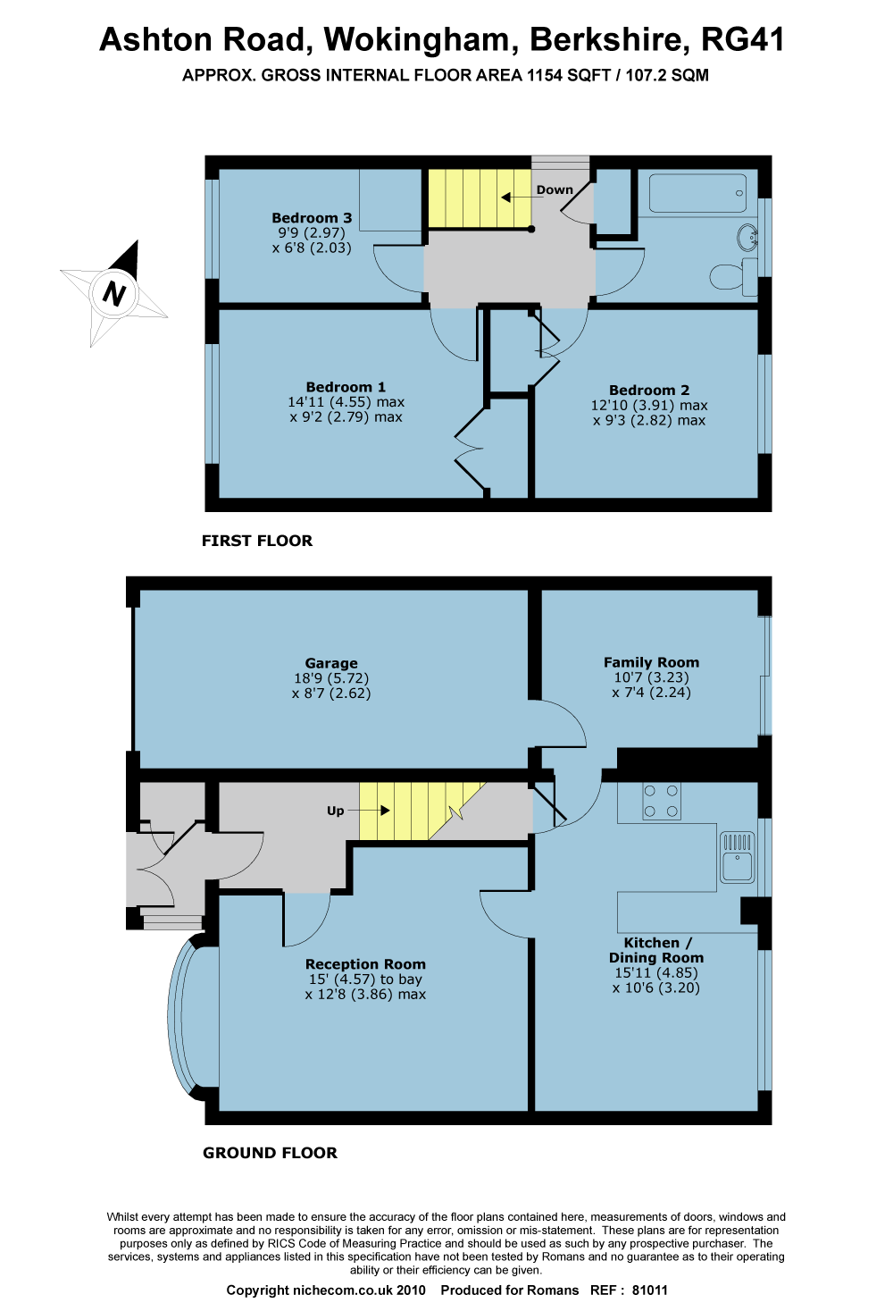 3 Bedrooms Link-detached house for sale in Ashton Road, Wokingham, Berkshire RG41