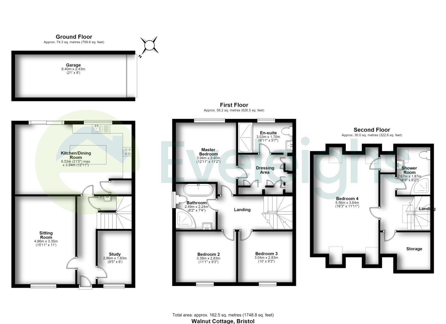 Walnut Cottage, Poplar Road, Bristol floorplan