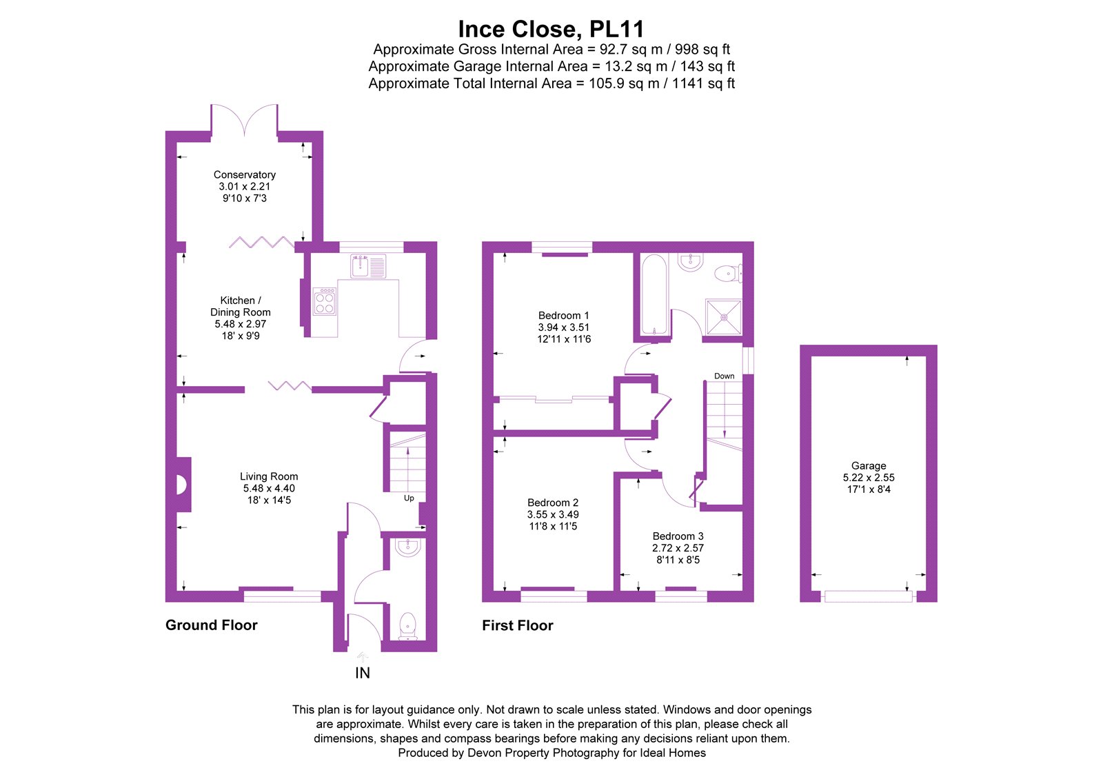 21, Ince Close, Cornwall floorplan