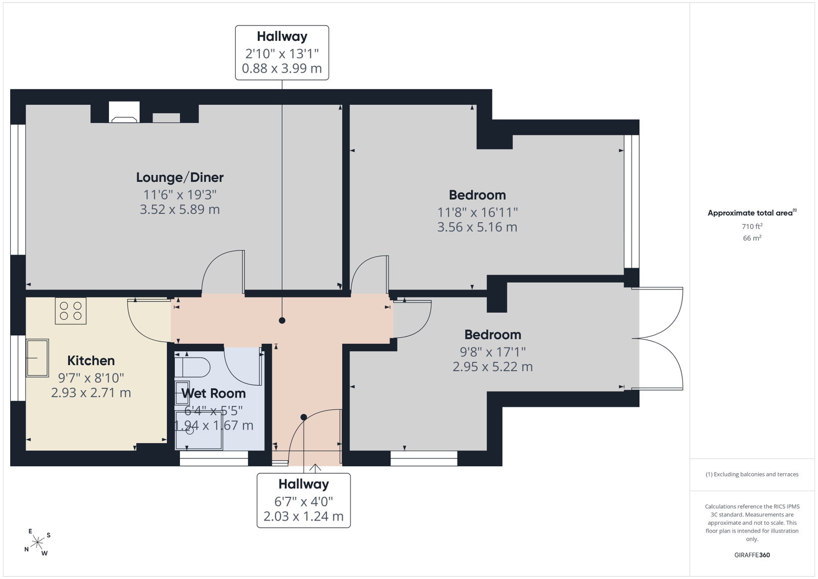 24, Dorset Close, Attleborough floorplan