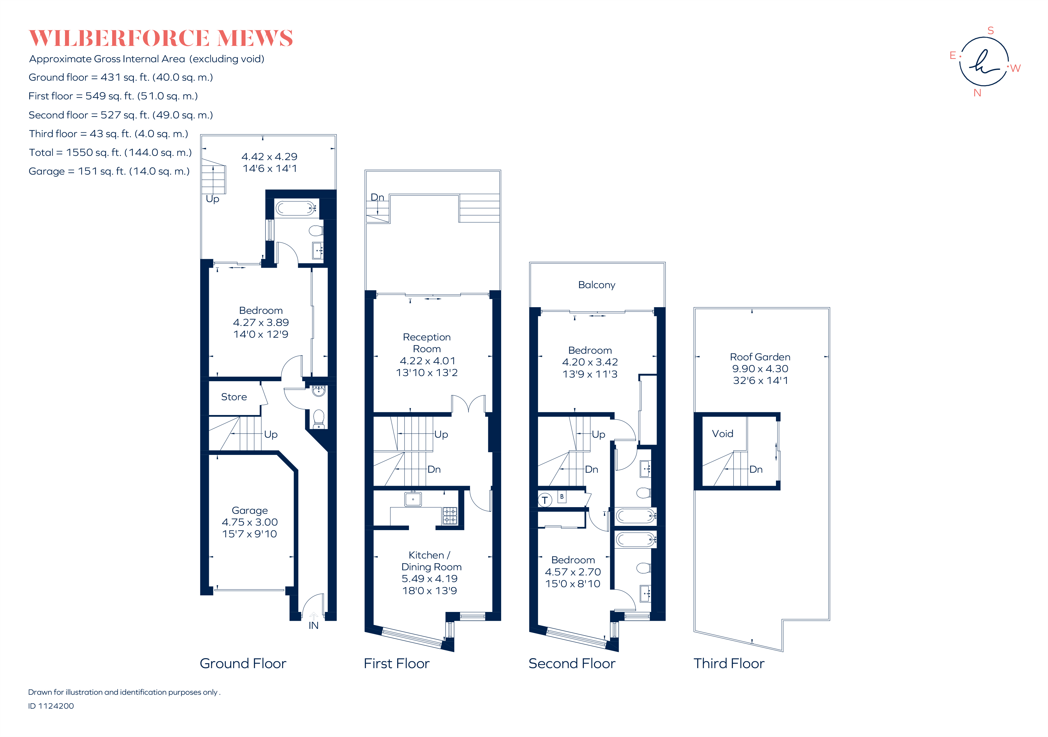 2, Wilberforce Mews, London floorplan