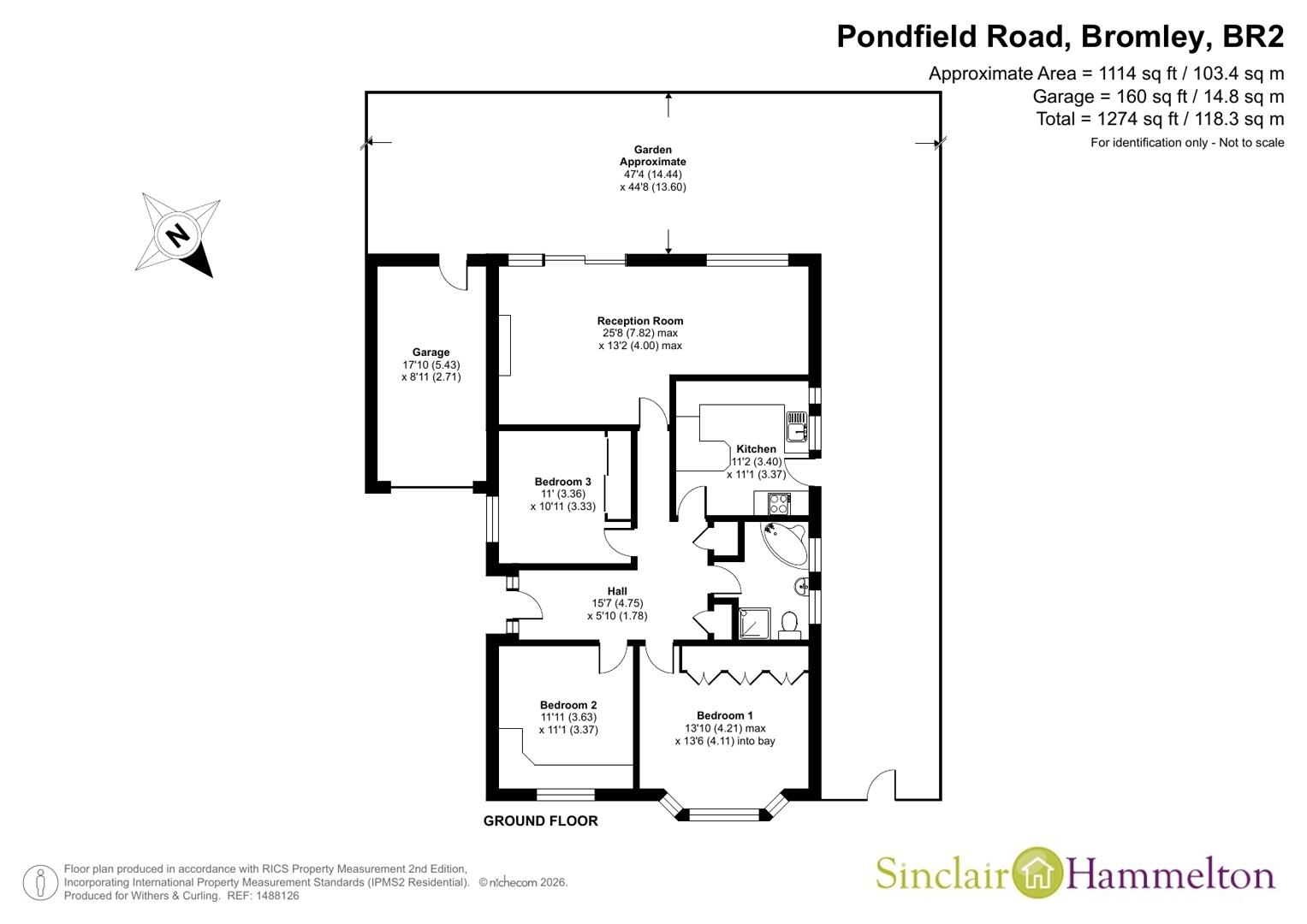 25, Pondfield Road, Hayes floorplan