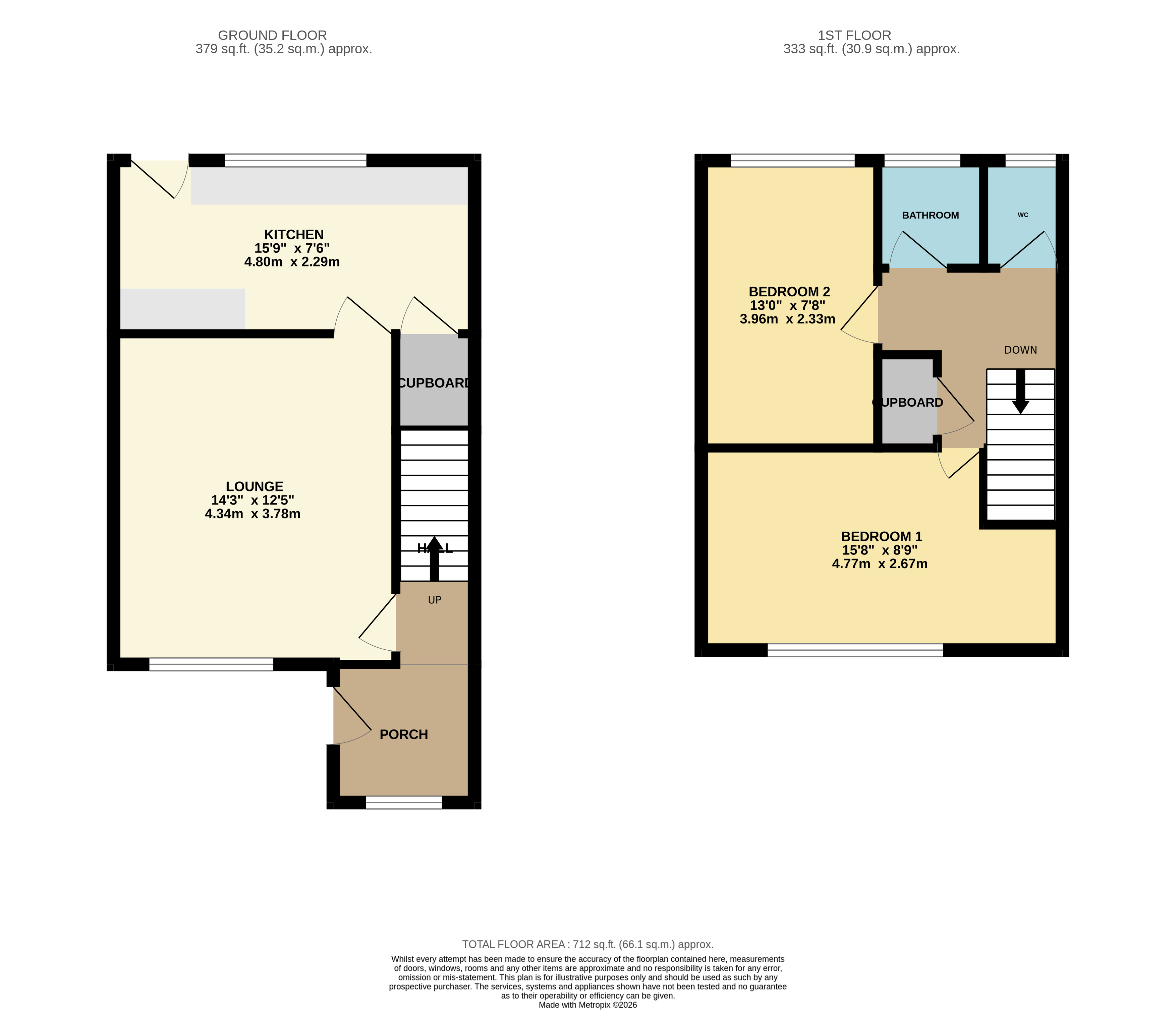 66, Bodmin Street, Leeds floorplan