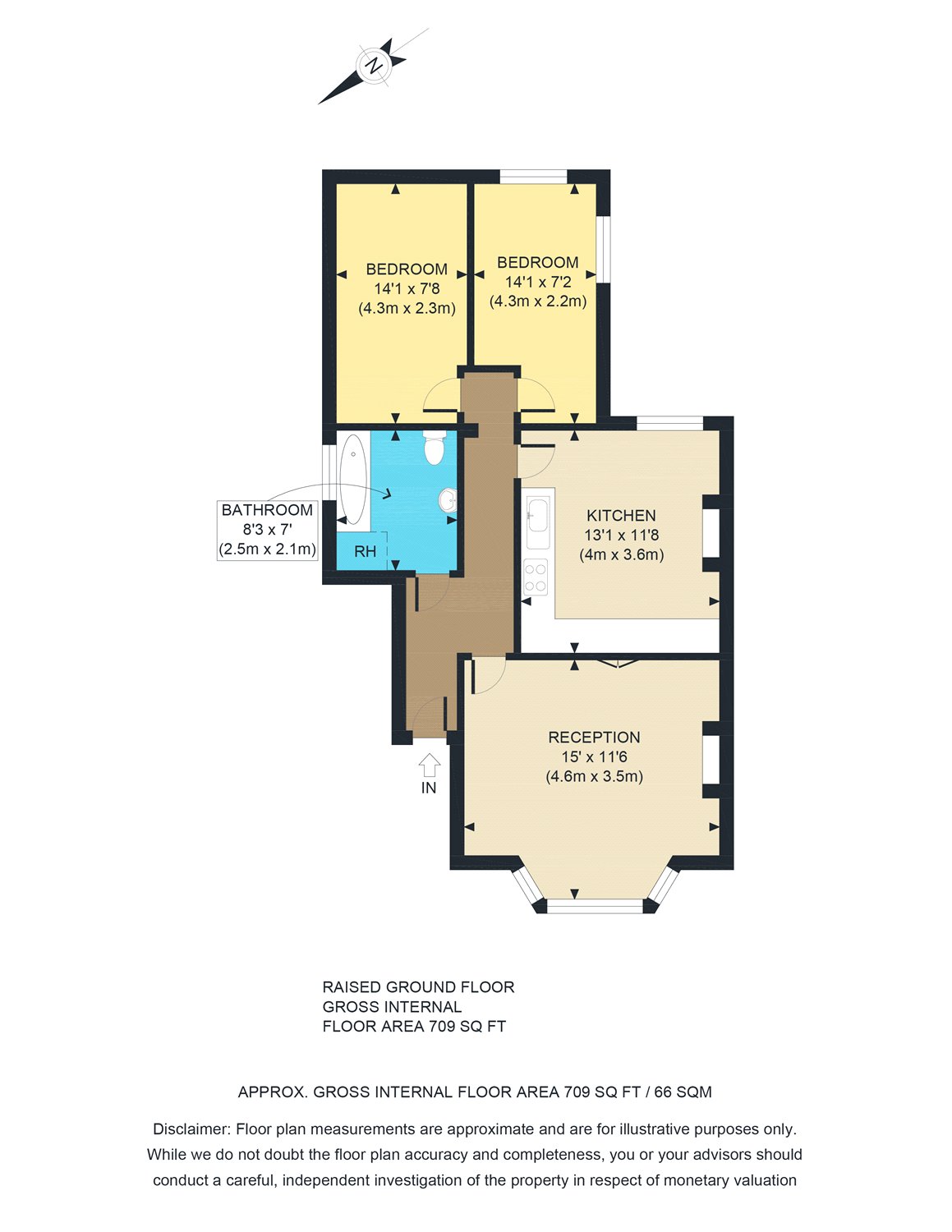 2 Bedrooms  to rent in Parkfield Road, London SE14