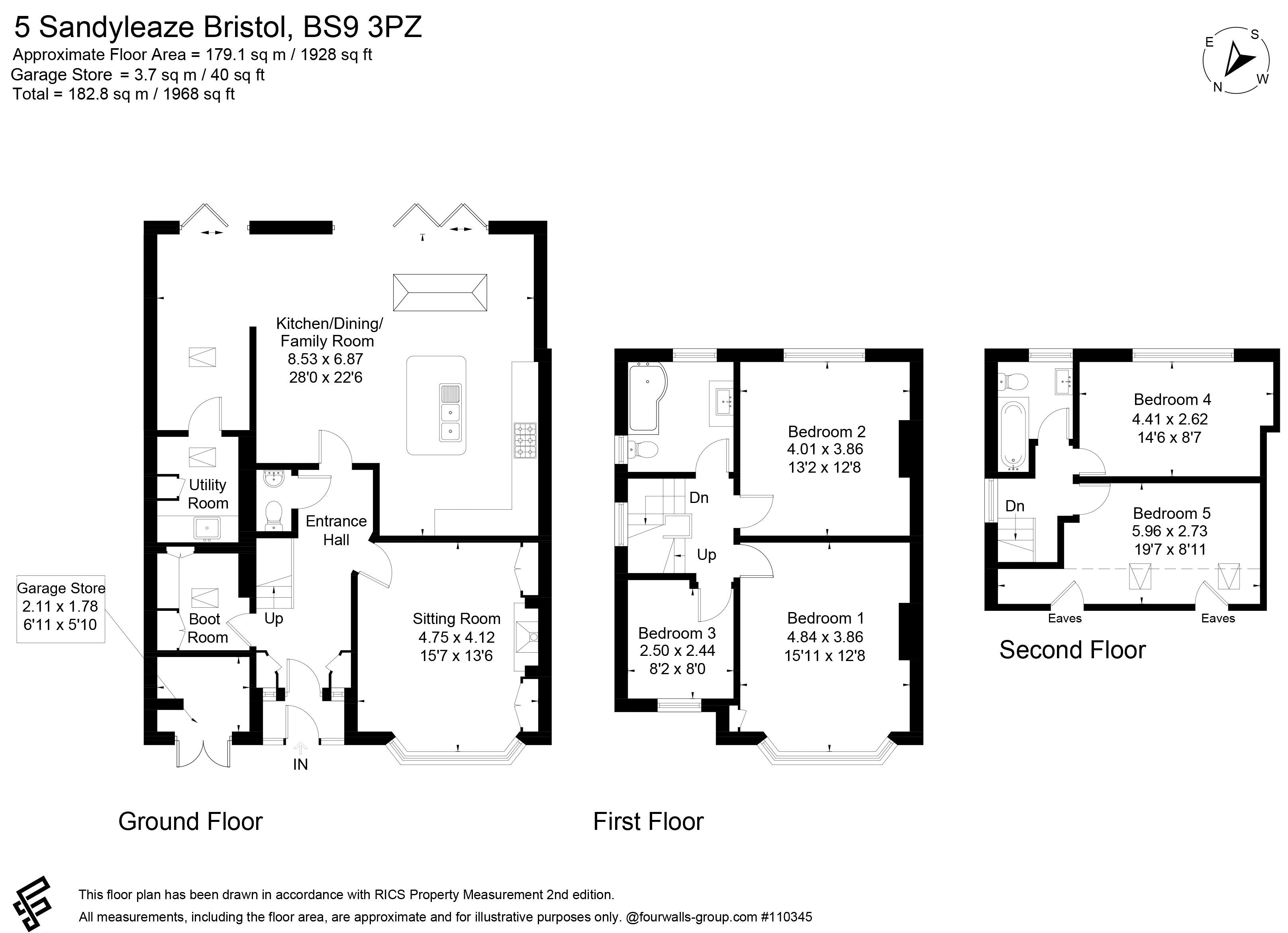 5, Sandyleaze, Bristol floorplan