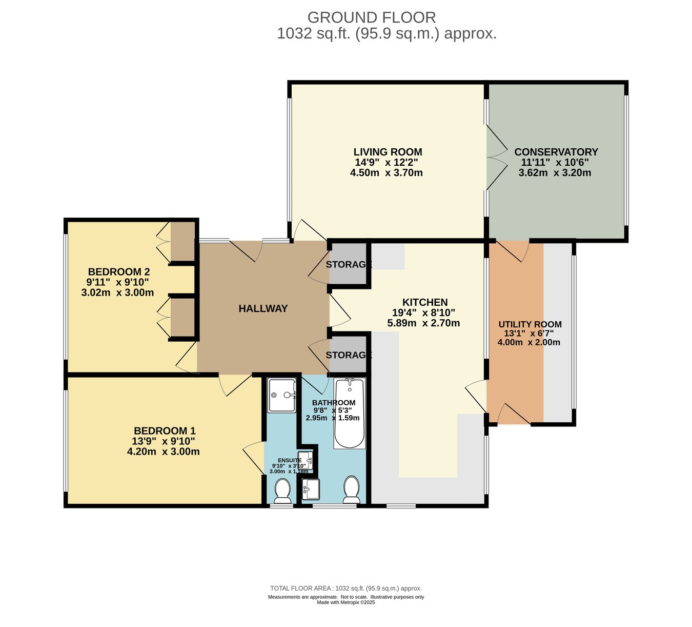 2, Layard Drive, Wimborne floorplan