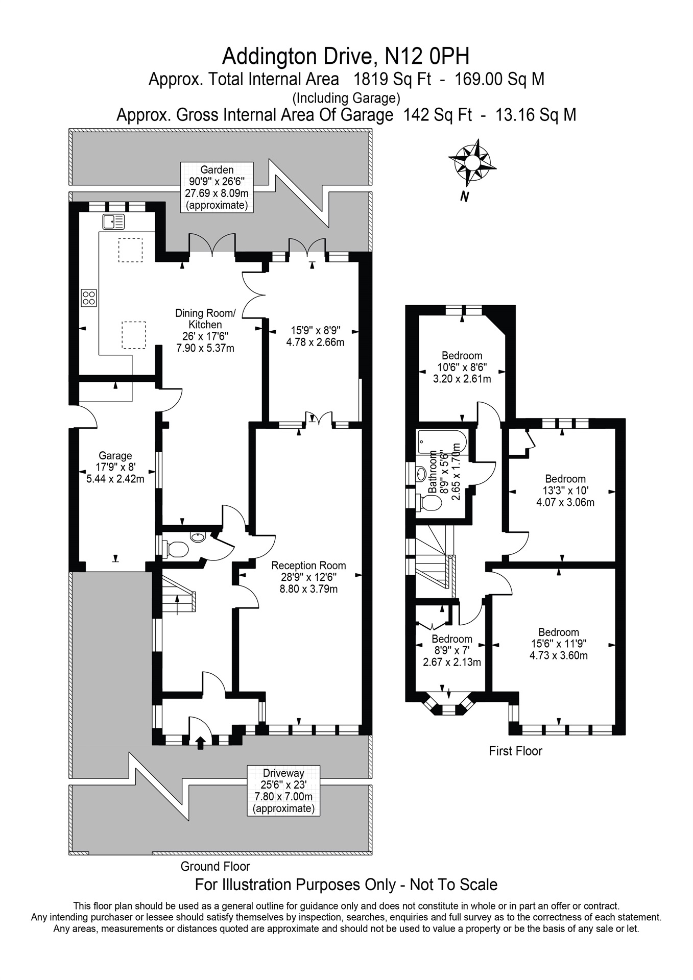 20, Addington Drive, London floorplan