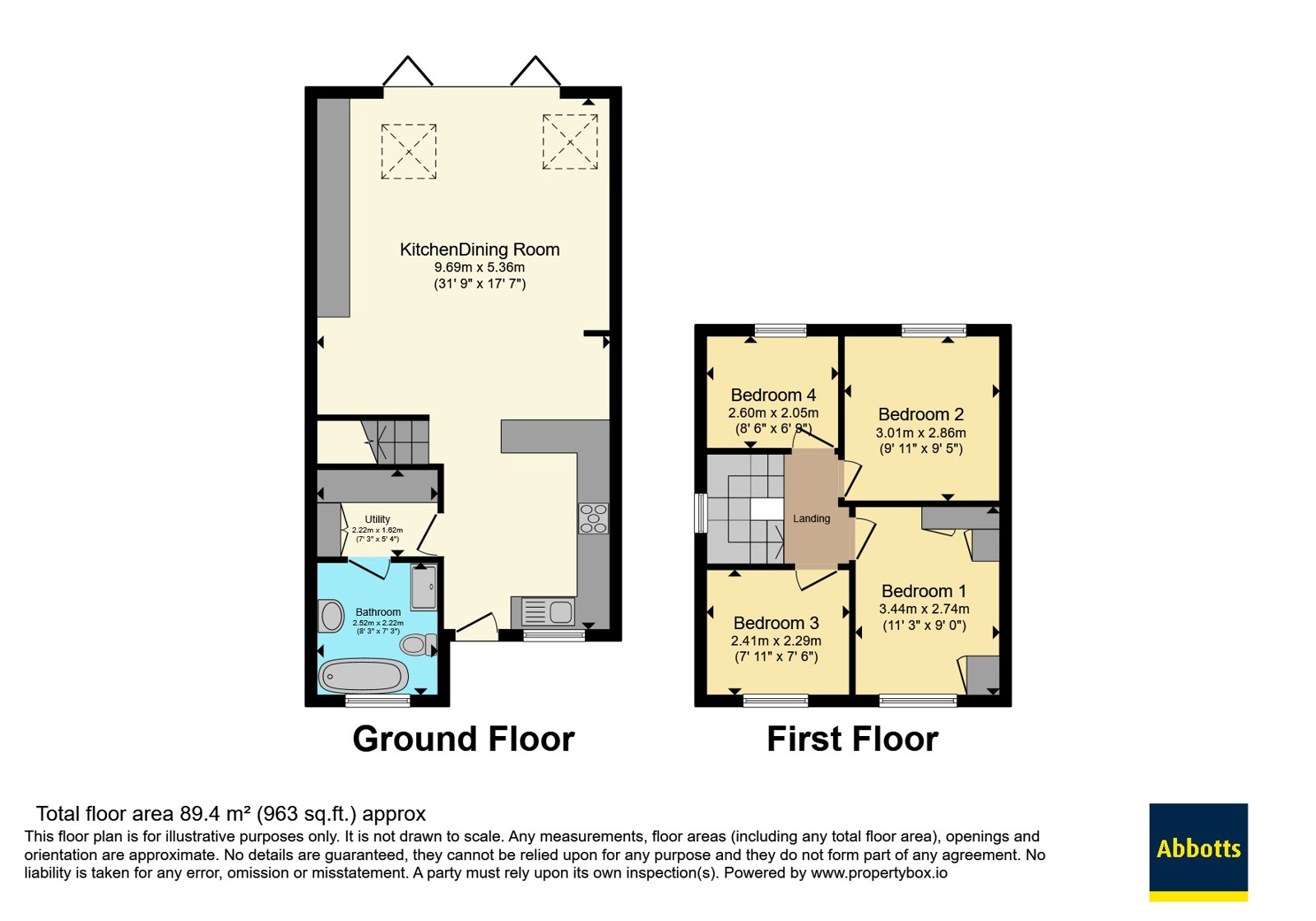 8, St. Davids Close, Suffolk floorplan