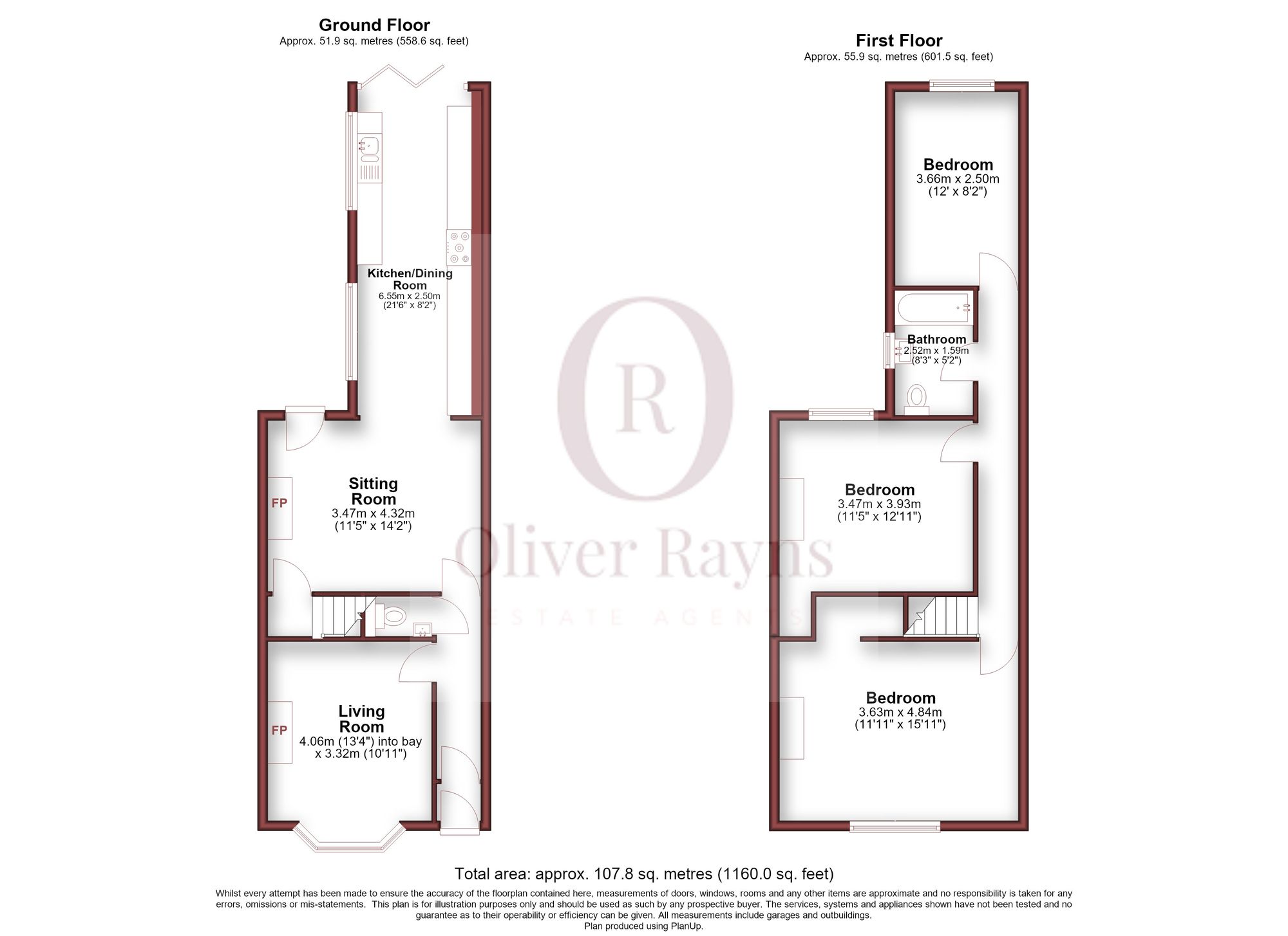 22 Park Avenue, Leicester floorplan