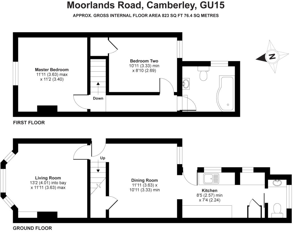 9, Moorlands Road, Surrey floorplan