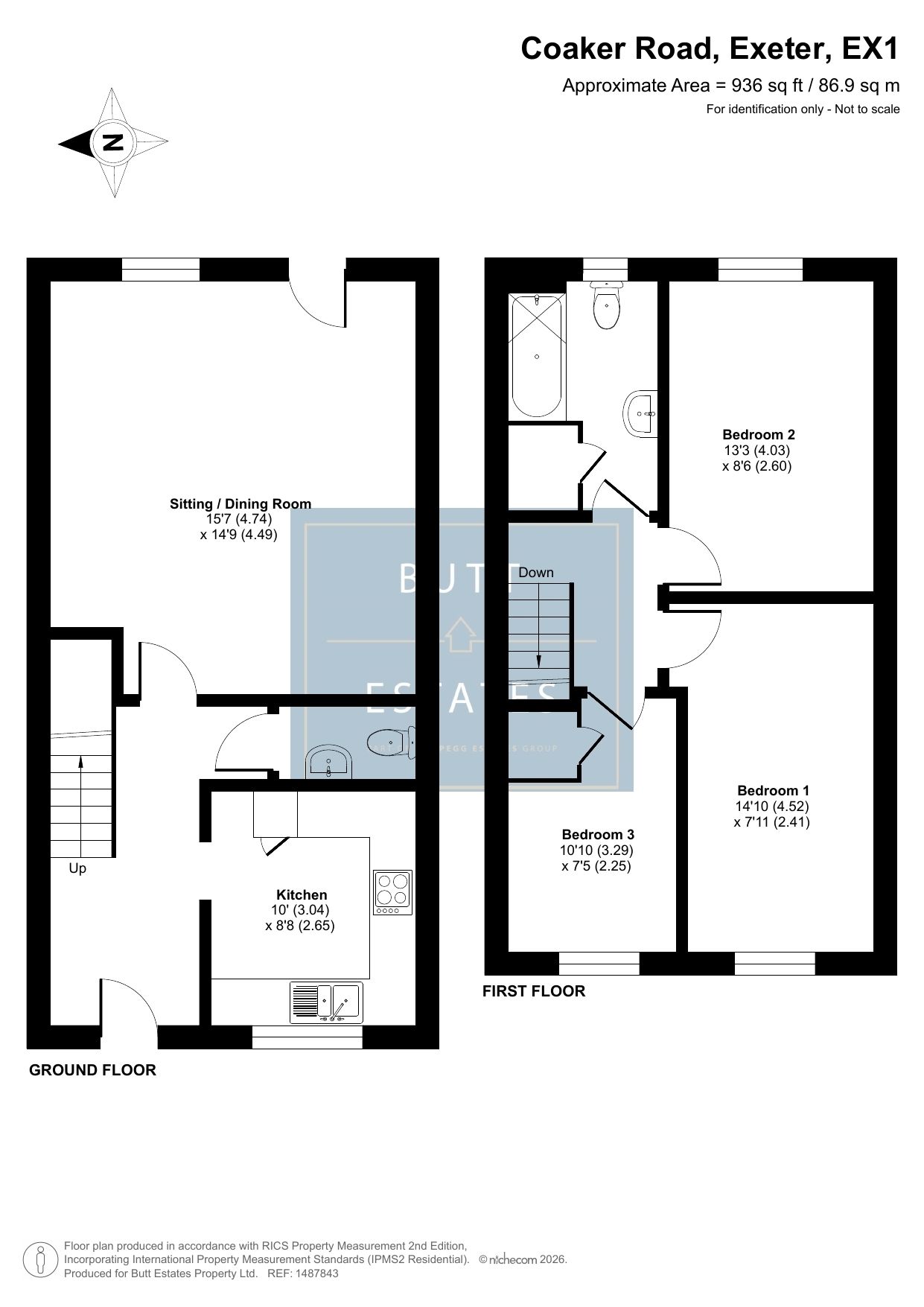19 Coaker Road, Exeter floorplan