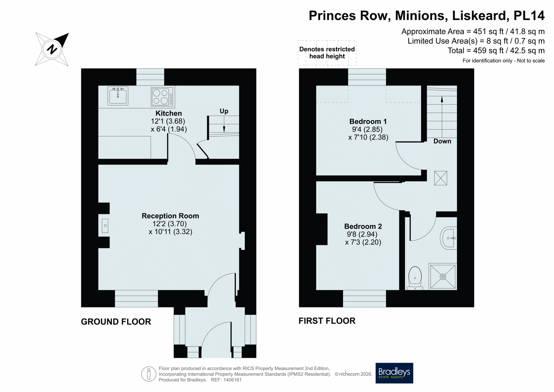 2, Princes Row, Liskeard floorplan