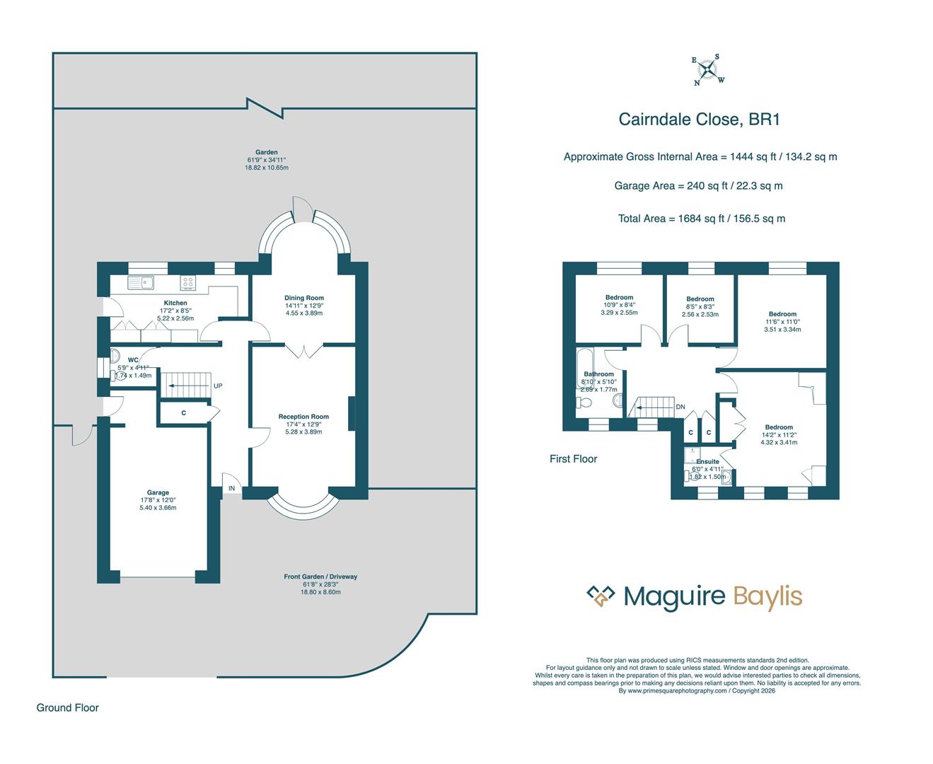 3, Cairndale Close, Bromley floorplan