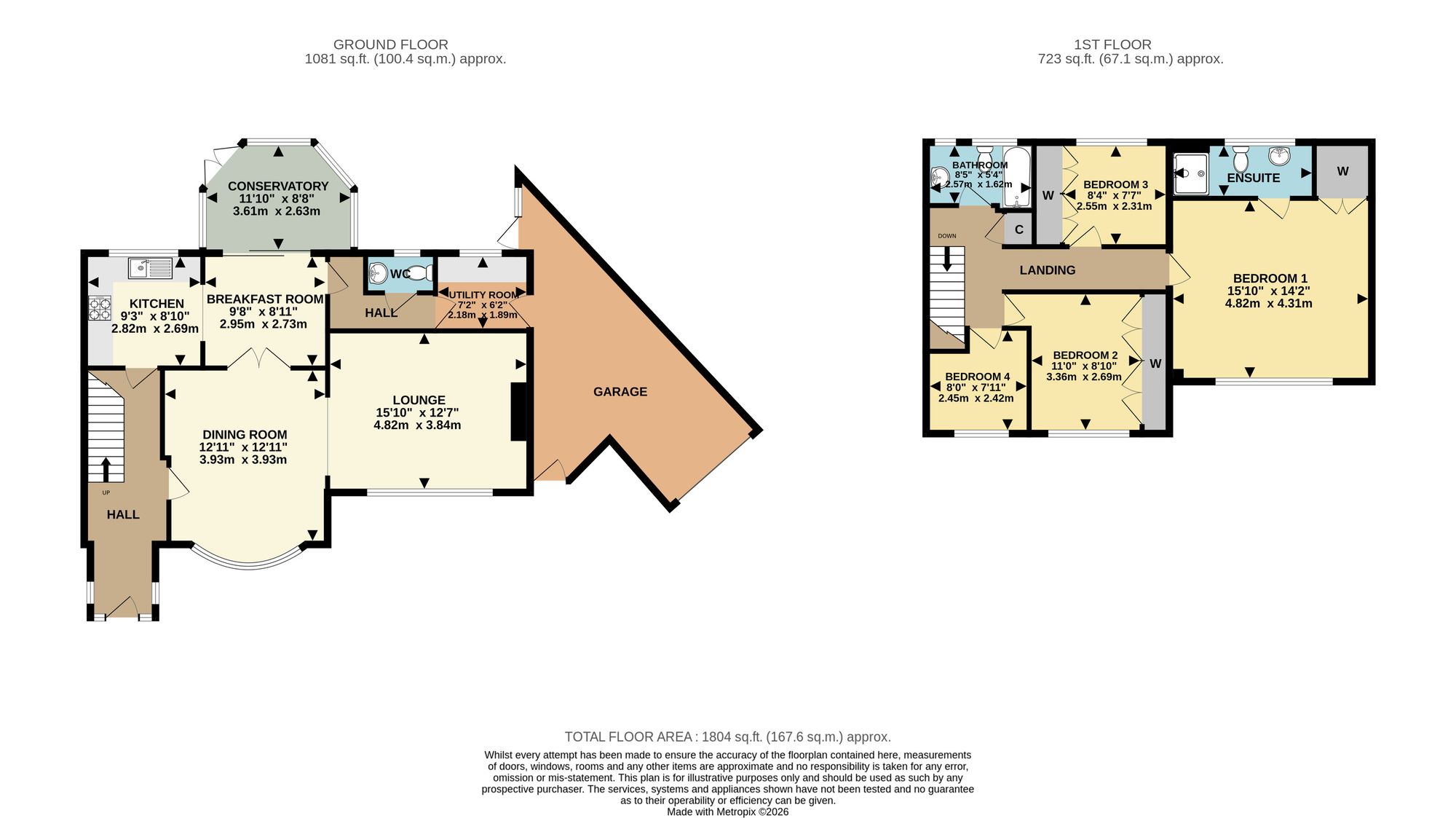 3 Laxton Way, Sittingbourne floorplan