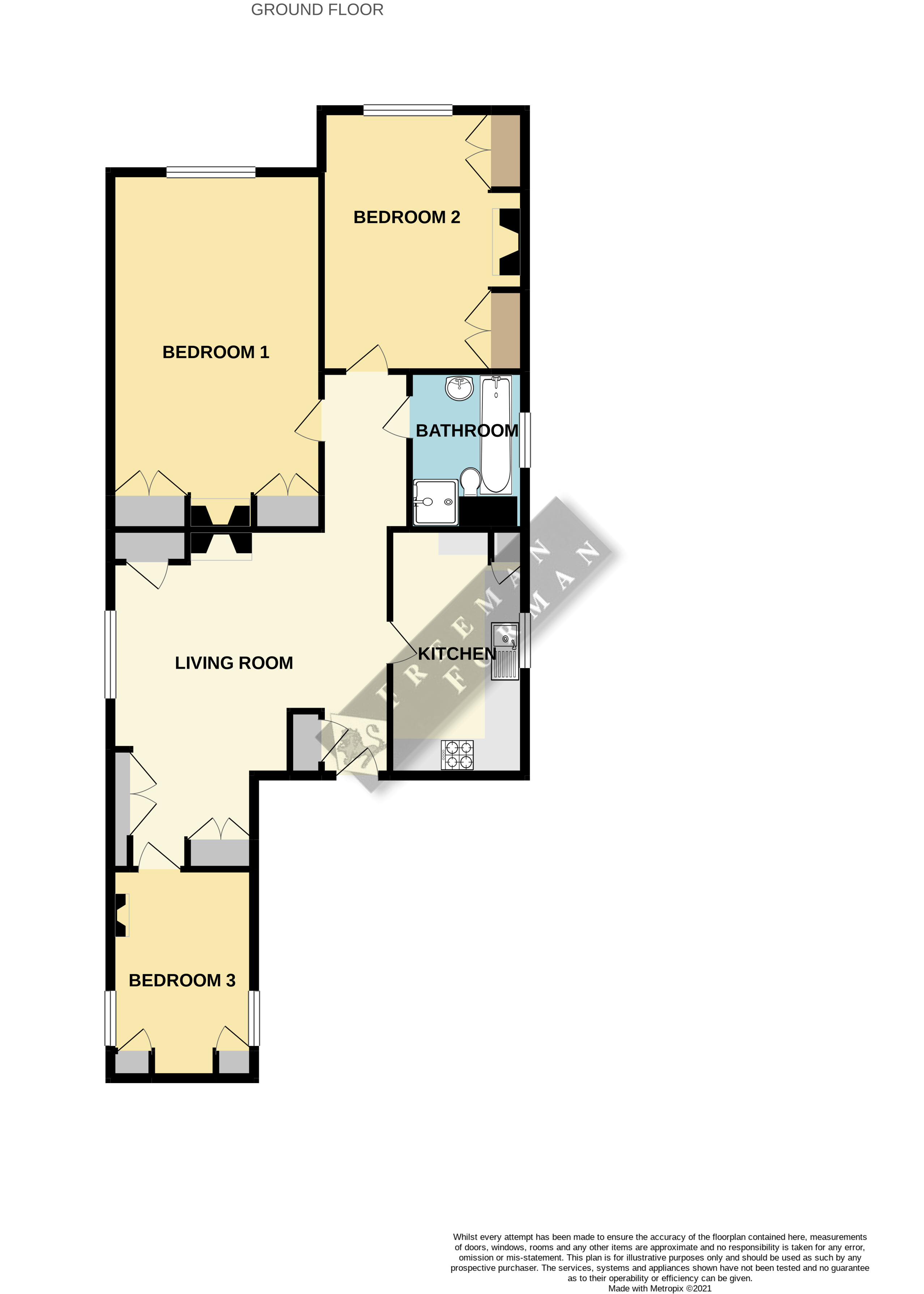 Flat 2, Eastbourne floorplan