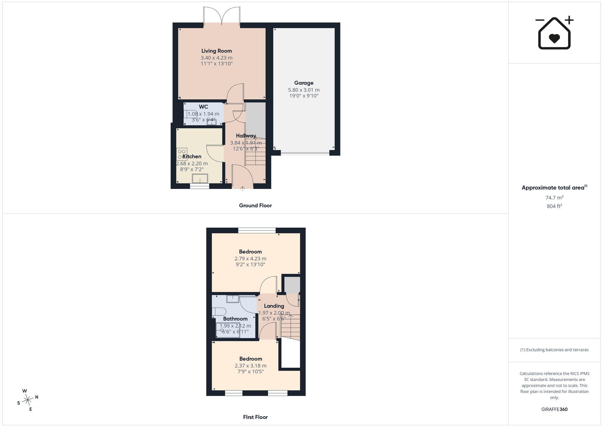 3, Green Lane, Johnston, SA62 floorplan