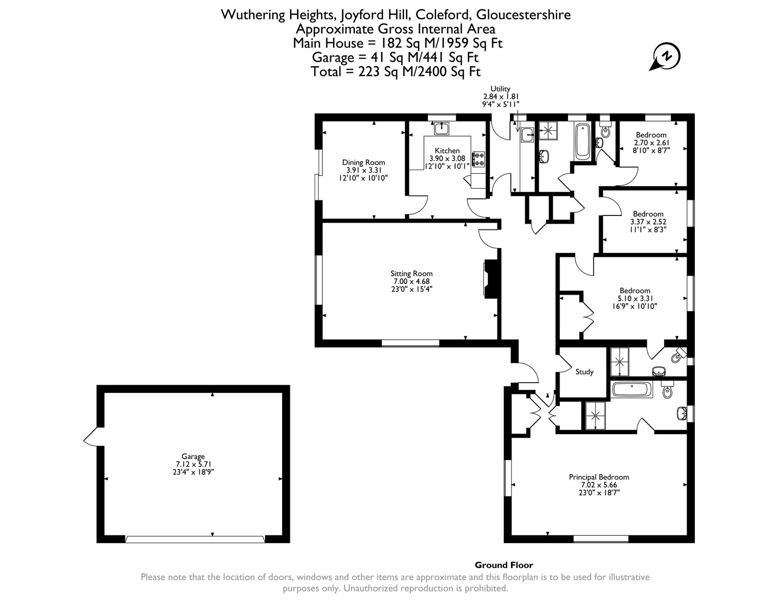 Wuthering Heights + Plot, Coleford floorplan