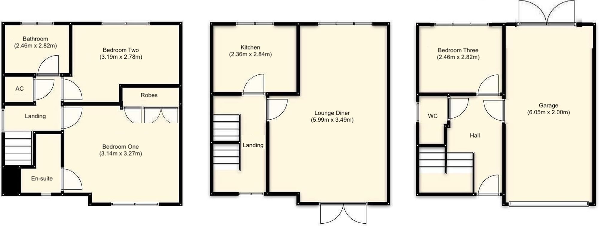 16 Goodheart Way, Leicester floorplan