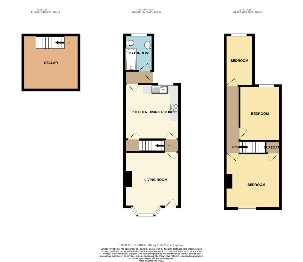 Derby Road, Worcester WR5, 3 bedroom end terrace house for sale