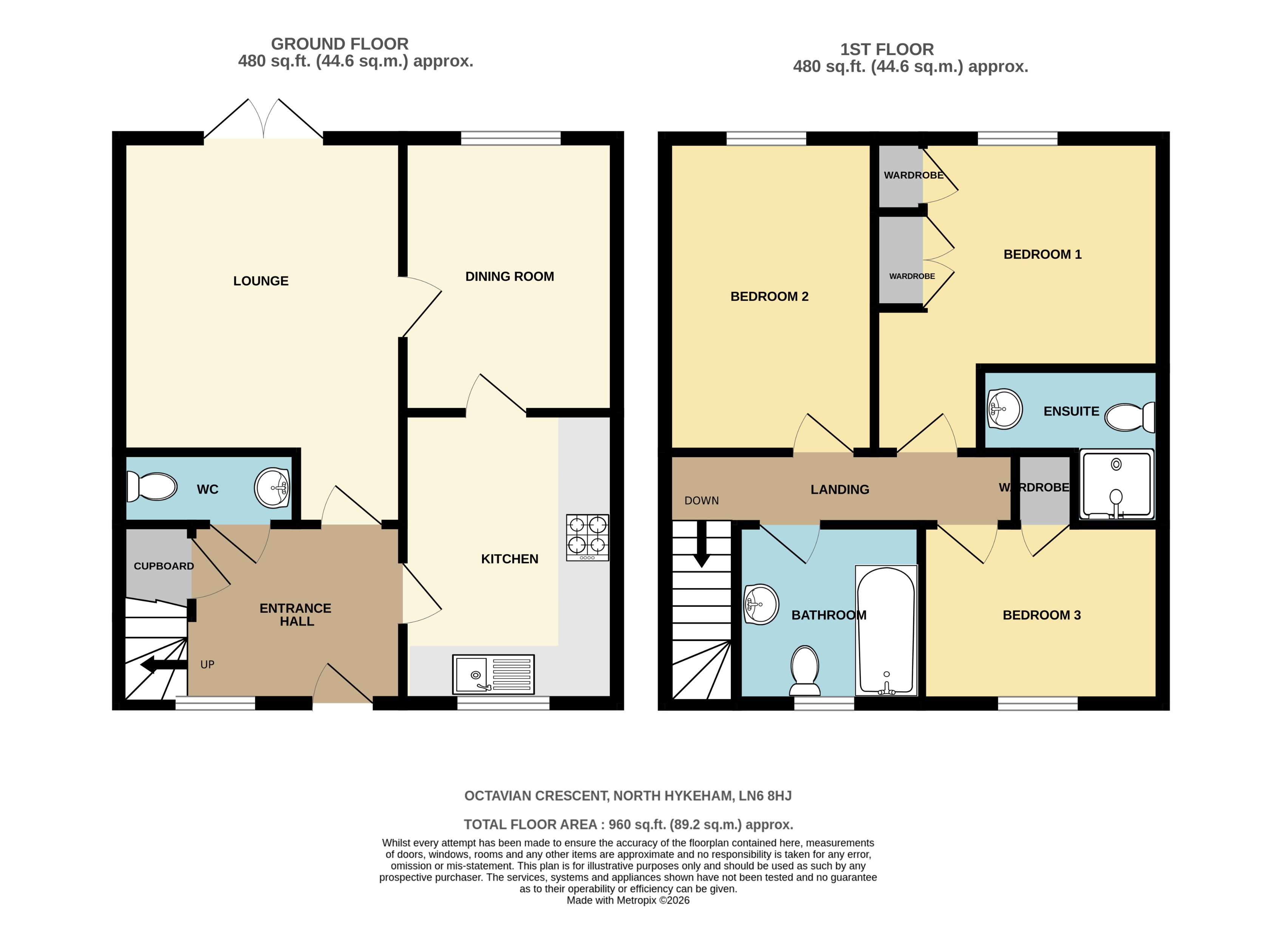 20, Octavian Crescent, North Hykeham floorplan