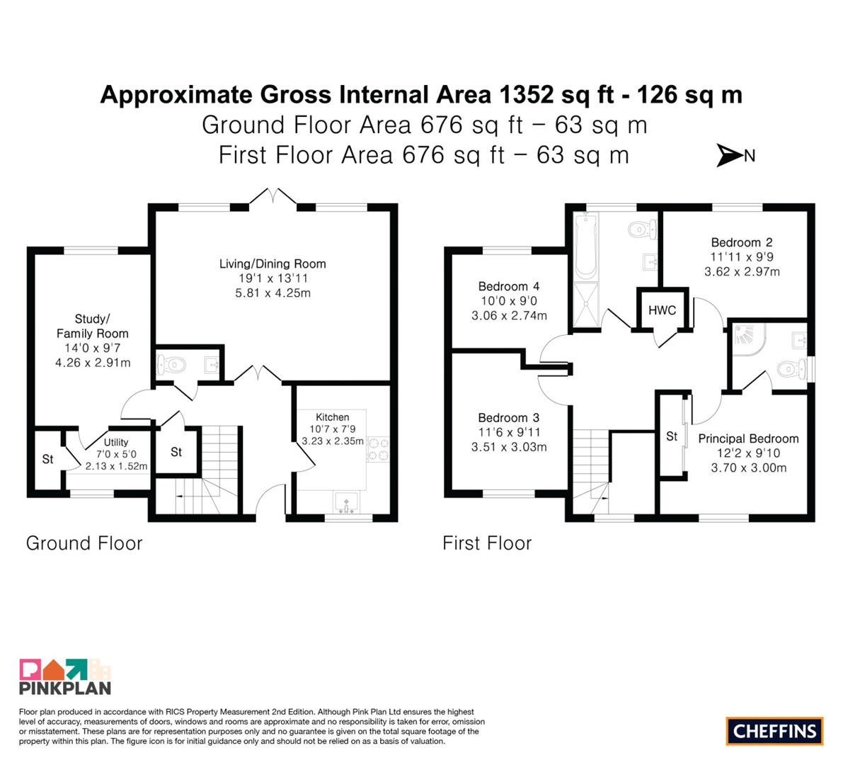 5, Saints Walk, Kedington floorplan