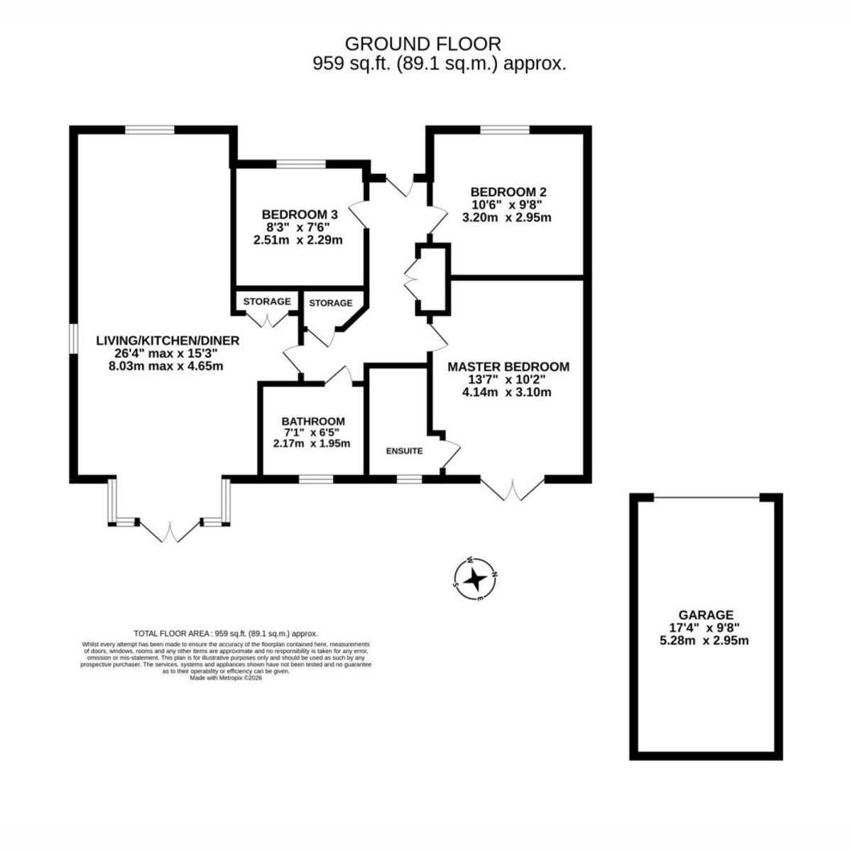 12, Stone Furlong, Long Itchington floorplan