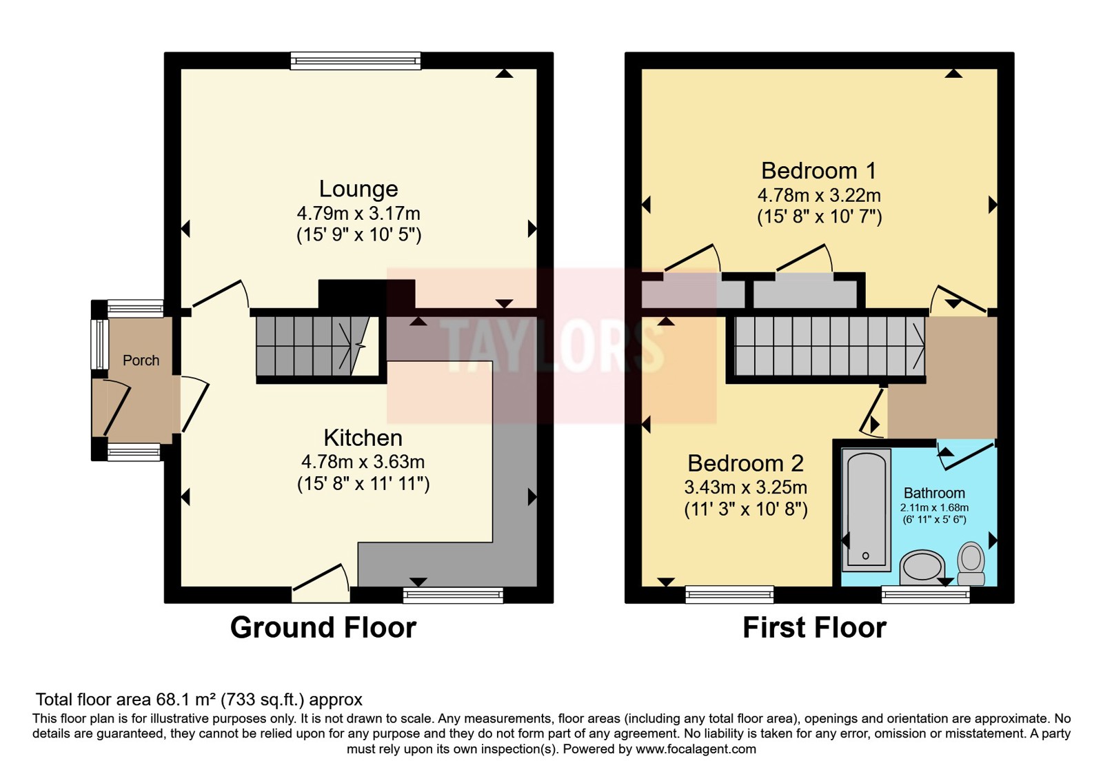56, Blake Road, Somerset floorplan