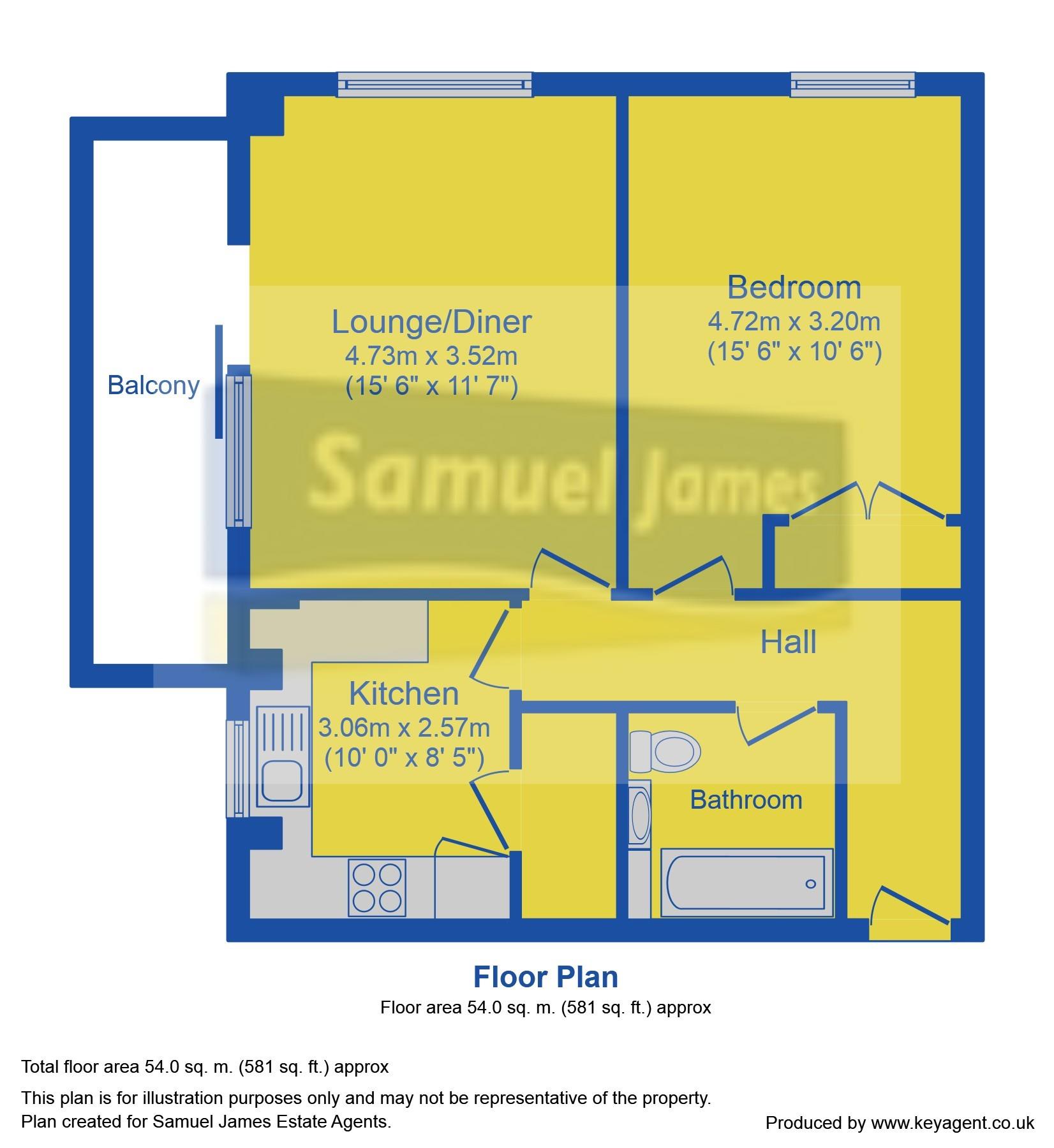 1 Bedrooms Flat to rent in Royal Court, Kings Road, Reading RG1