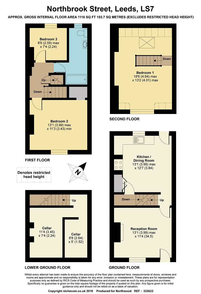 3 Bedrooms Terraced house for sale in Northbrook Street, Chapel Allerton, Leeds LS7