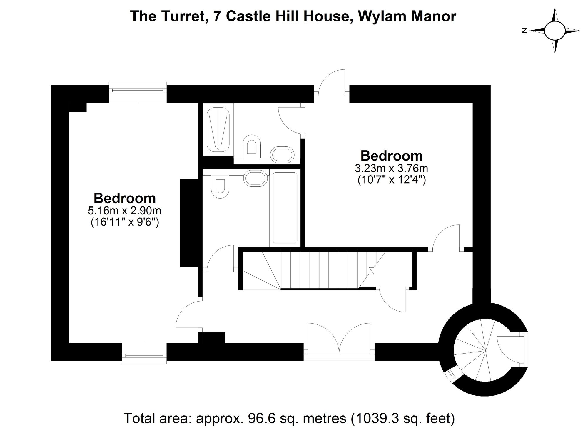 The Turret, Wylam floorplan
