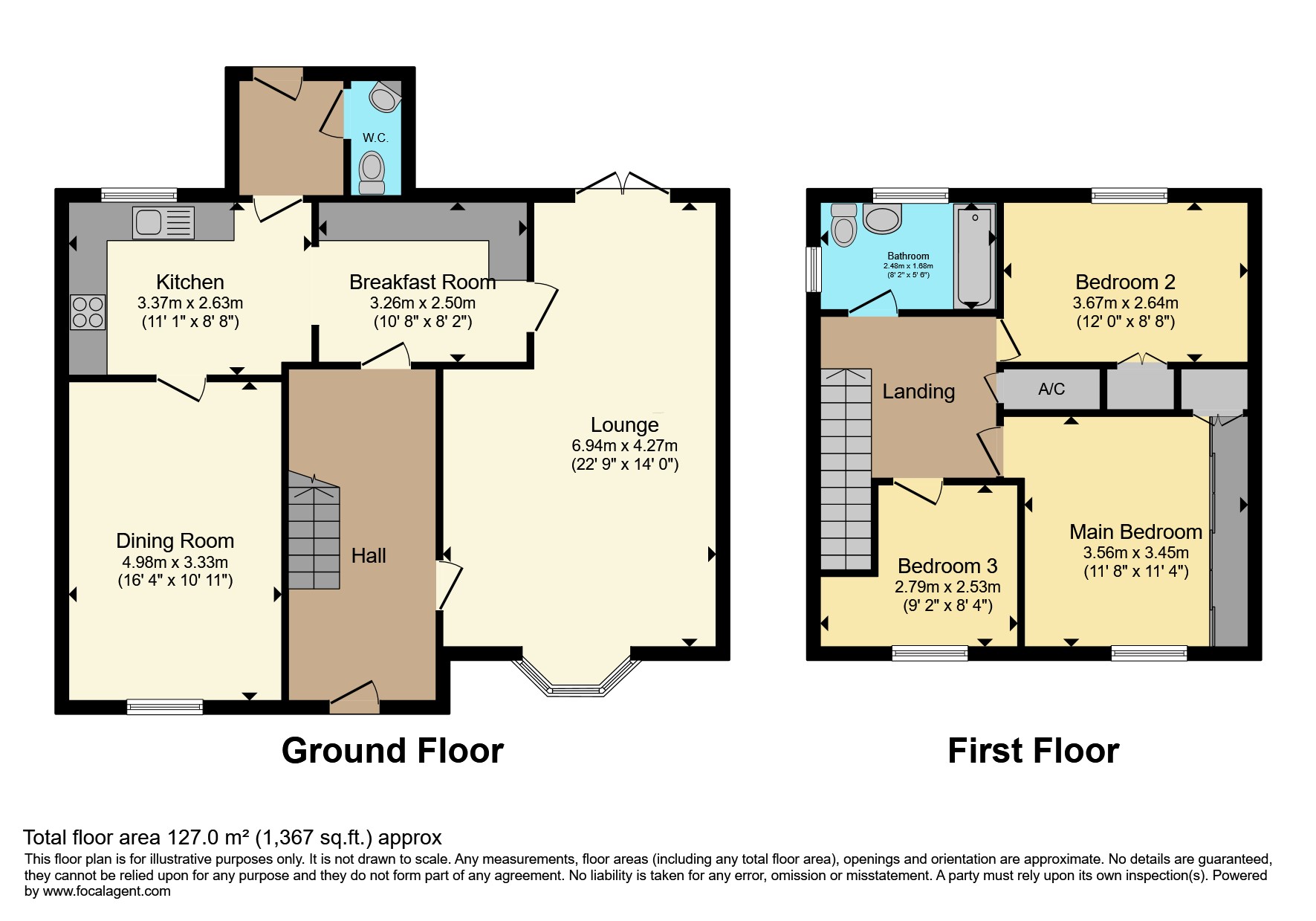 24, Hazel Grove, Welton floorplan